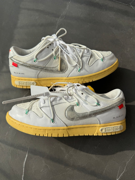 Dunk Low Off-White Lot1 US10.5