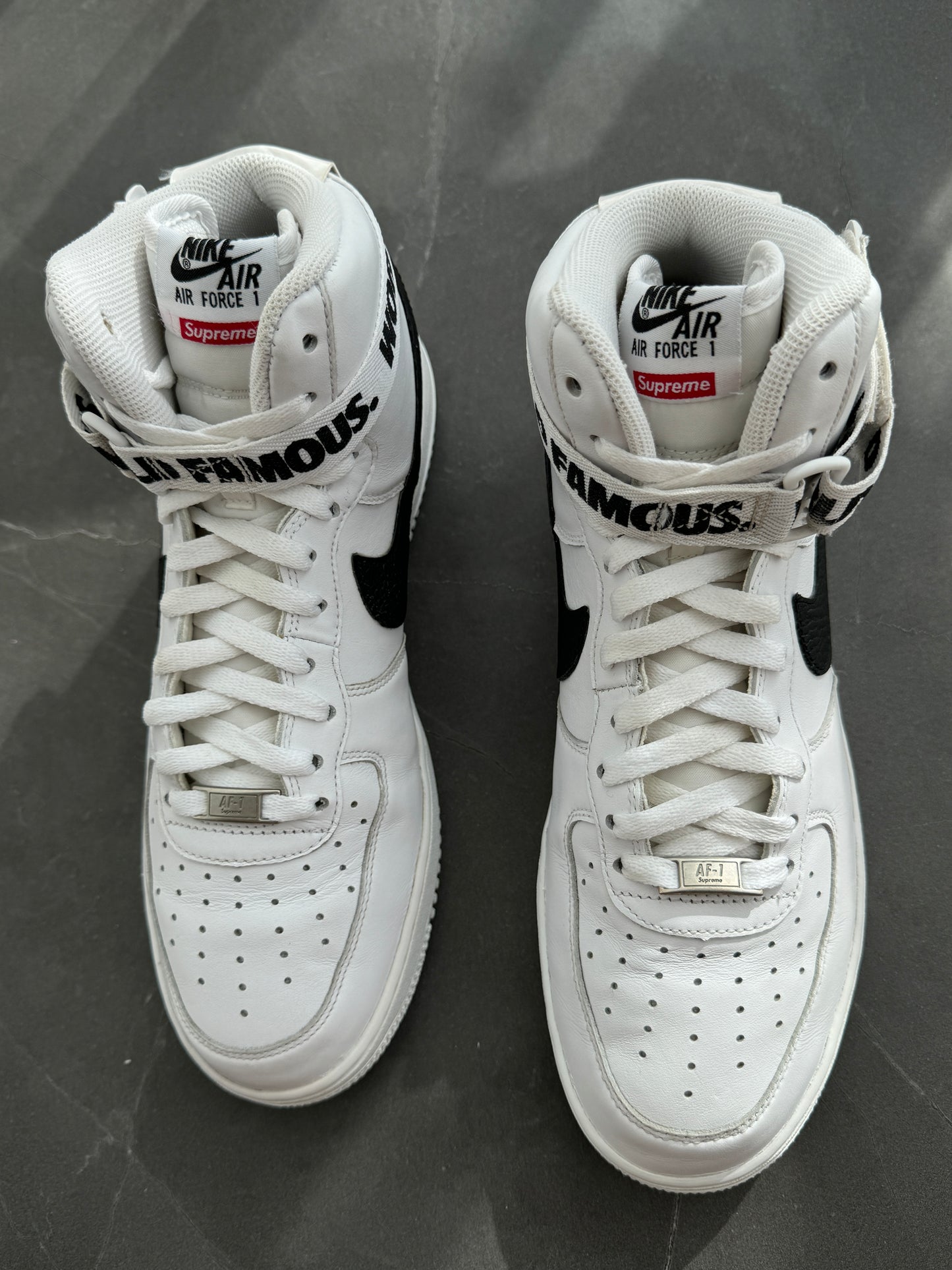 Air Force 1 High Supreme White World Famous