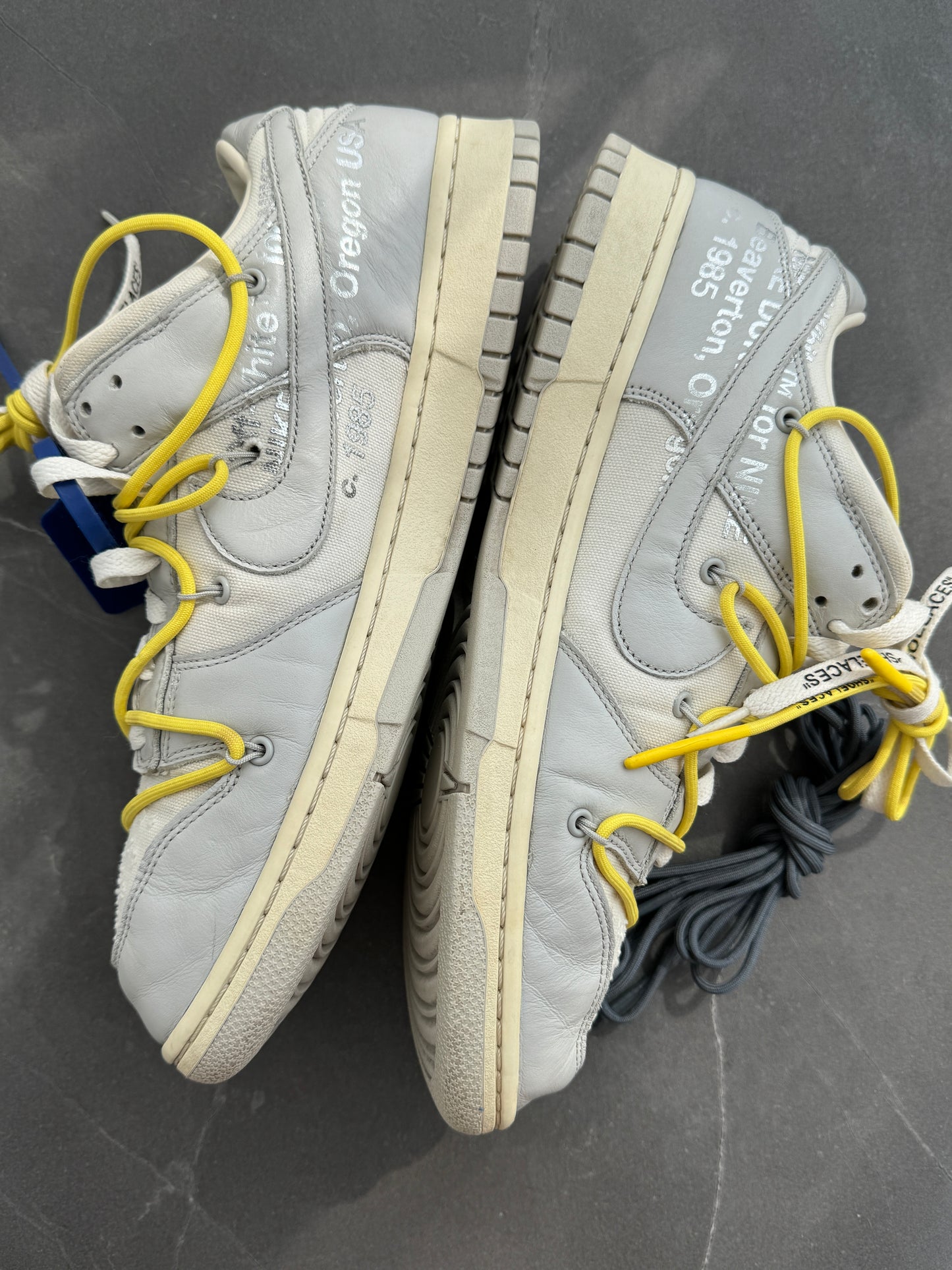 Dunk Low Off-White Lot27 US12