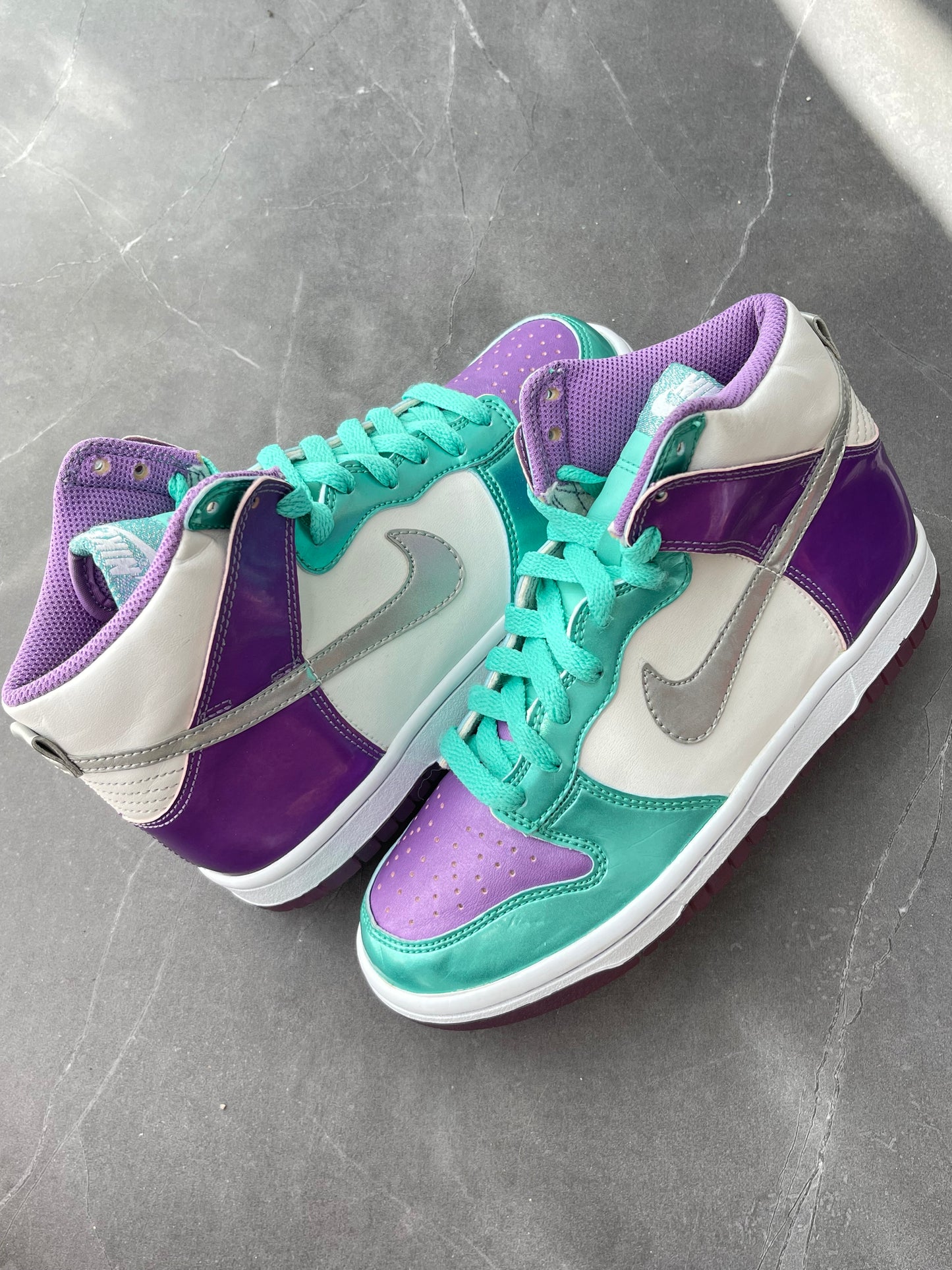 Dunk High White Purple Cool Mint Sample 2009