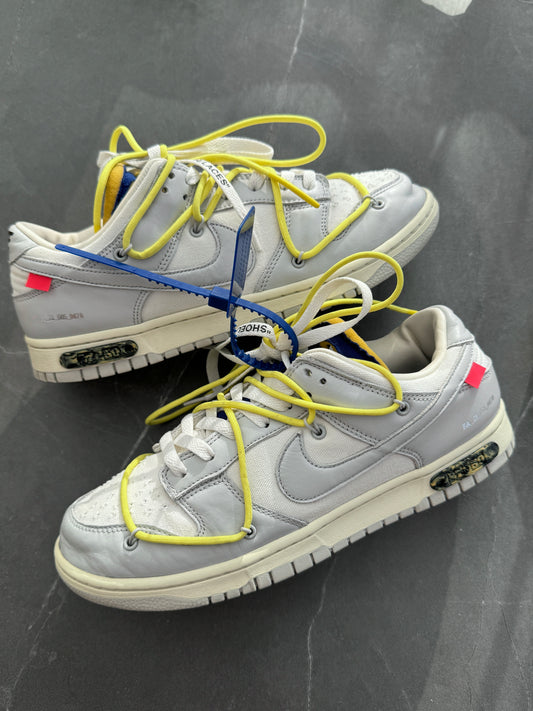 Dunk Low Off-White Lot27 US10