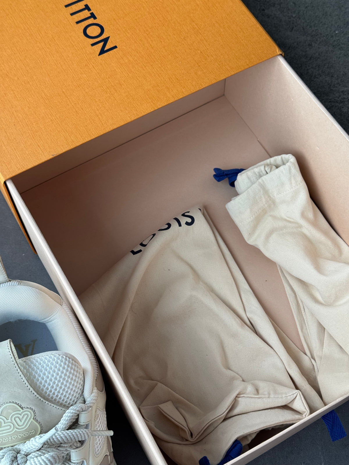 Louis Vuitton Skate Sneaker Beige White