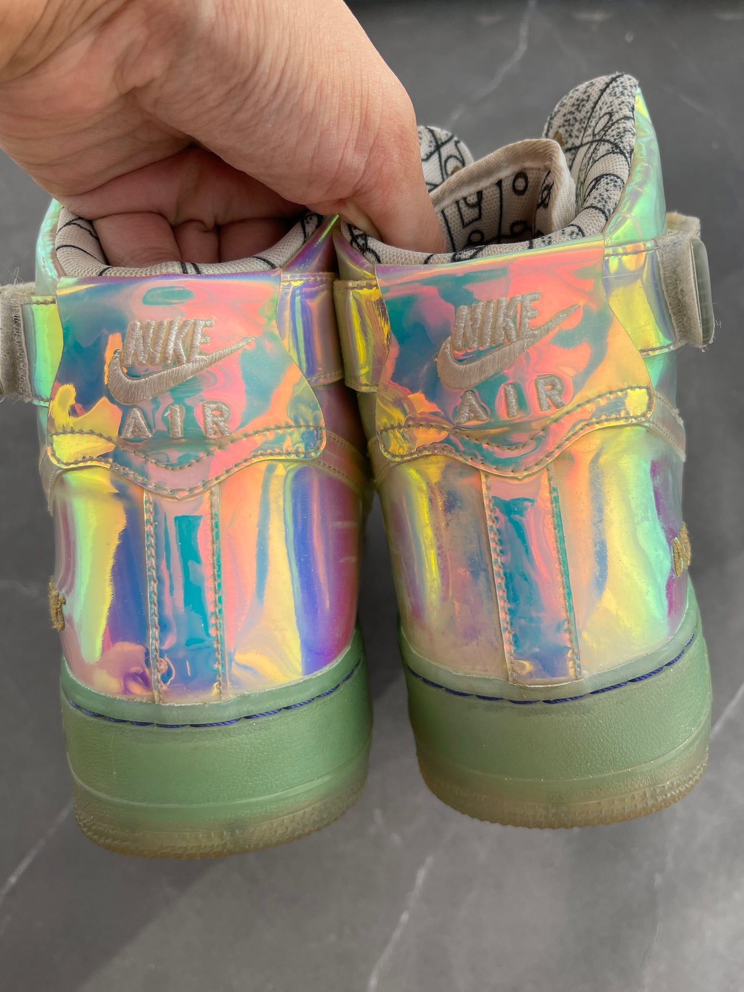 Air Force 1 High Iridescent Super Bowl 2015