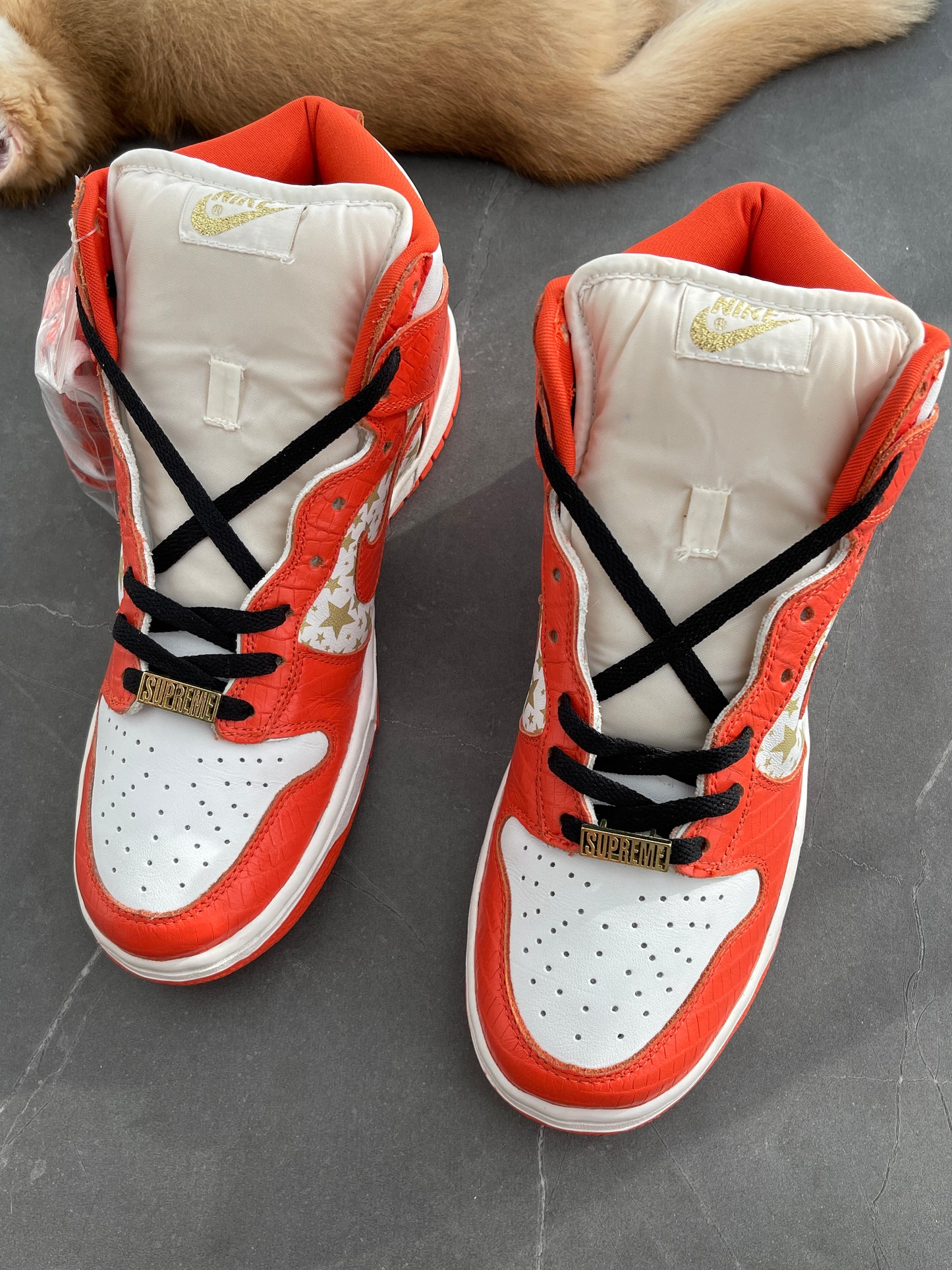 Dunk High Pro SB Supreme Orange Stars 2003