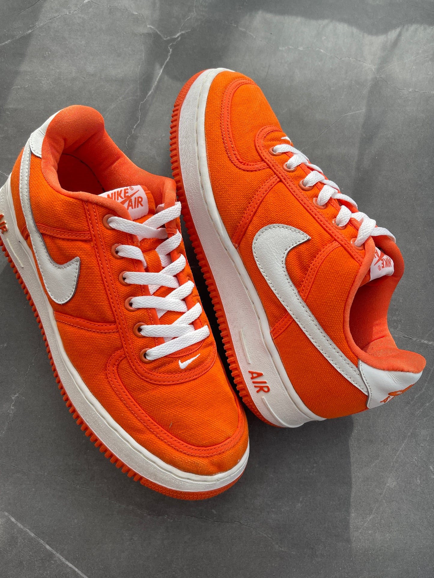 Air Force 1 Low Canvas Safety Orange