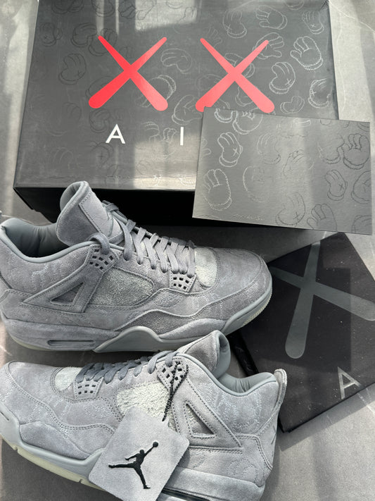 Air Jordan 4 Kaws Grey US10