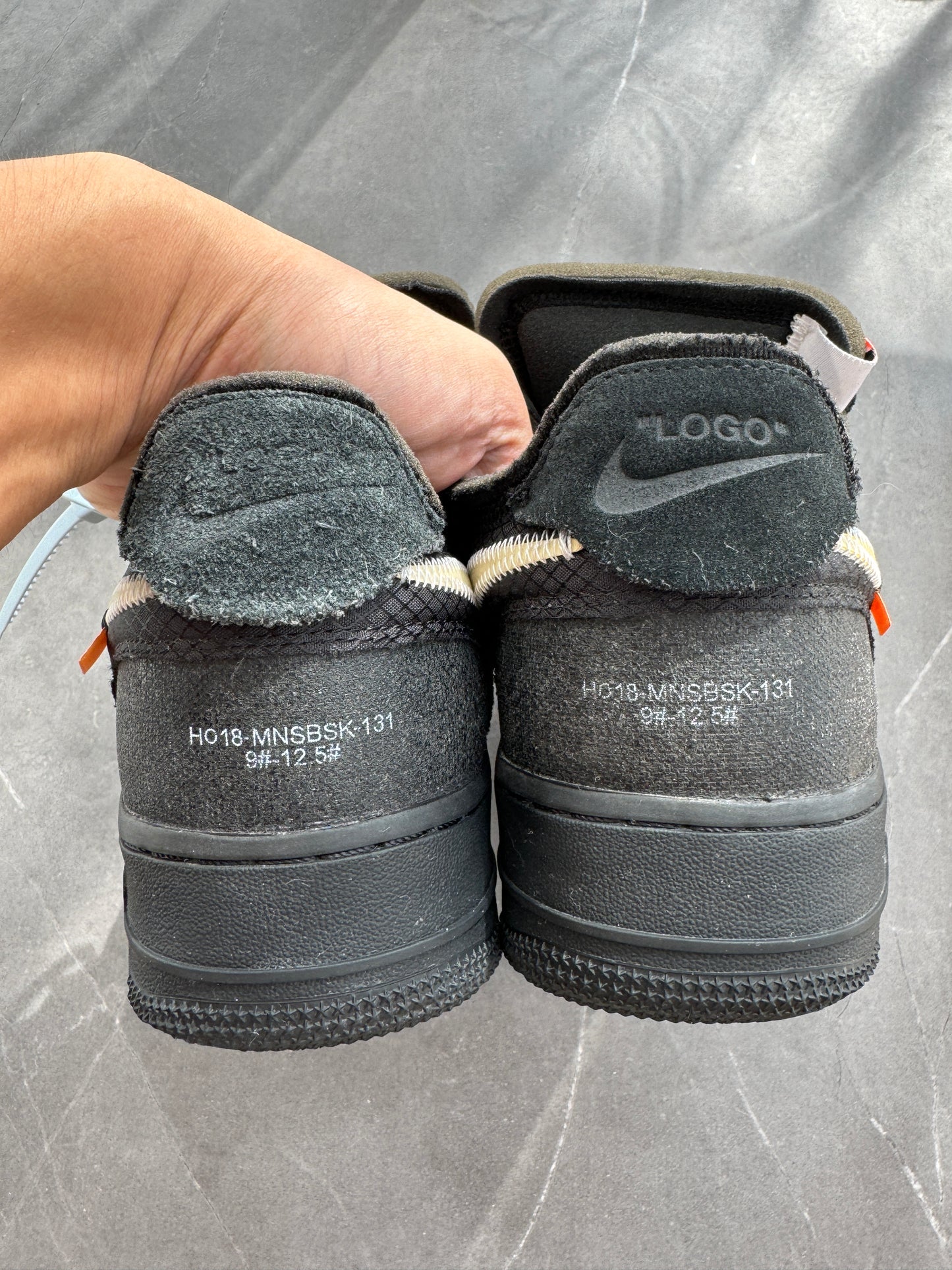 Air Force 1 Low Off-White Black US9