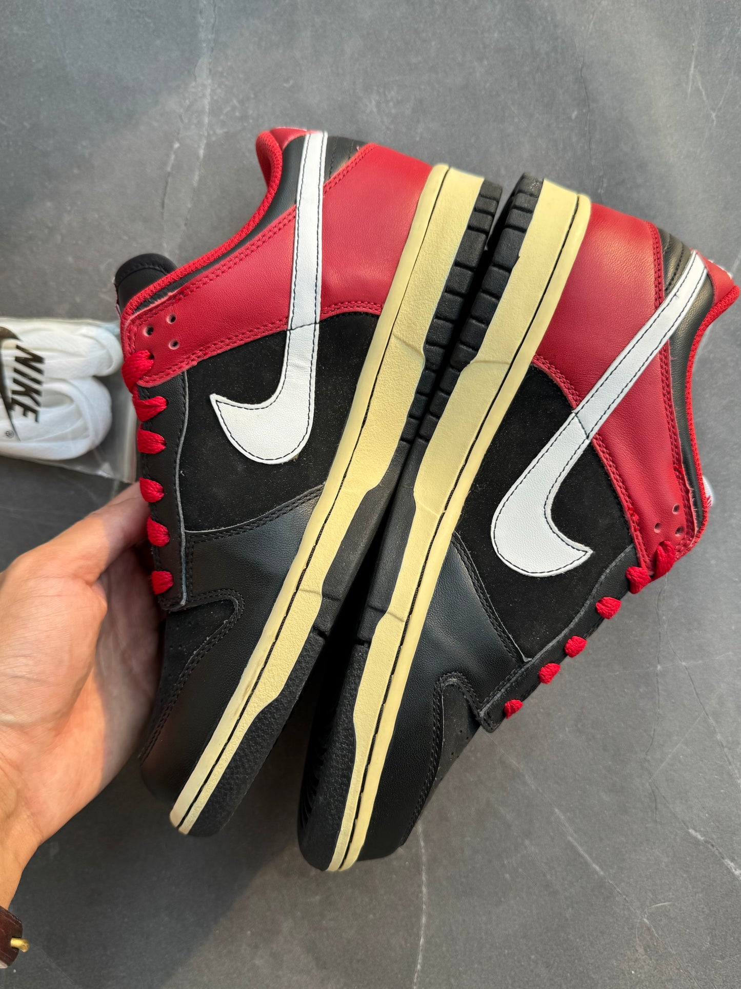 Dunk Low CL Black White Varsity Red 2006