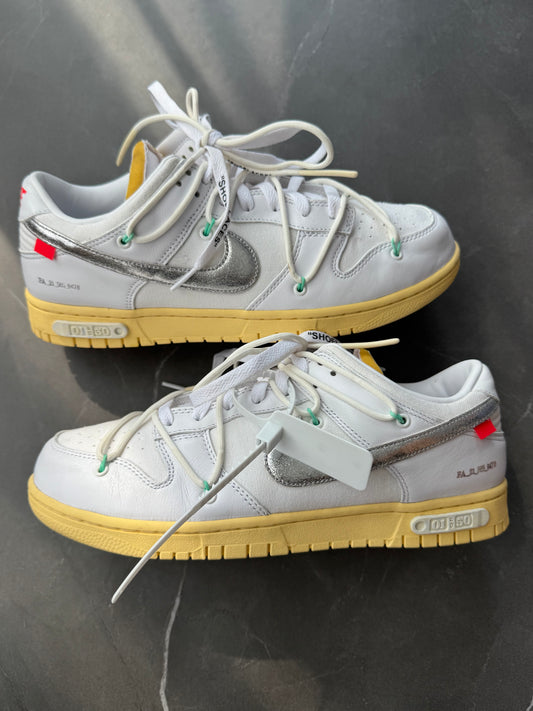 Dunk Low Off-White Lot1 US10.5