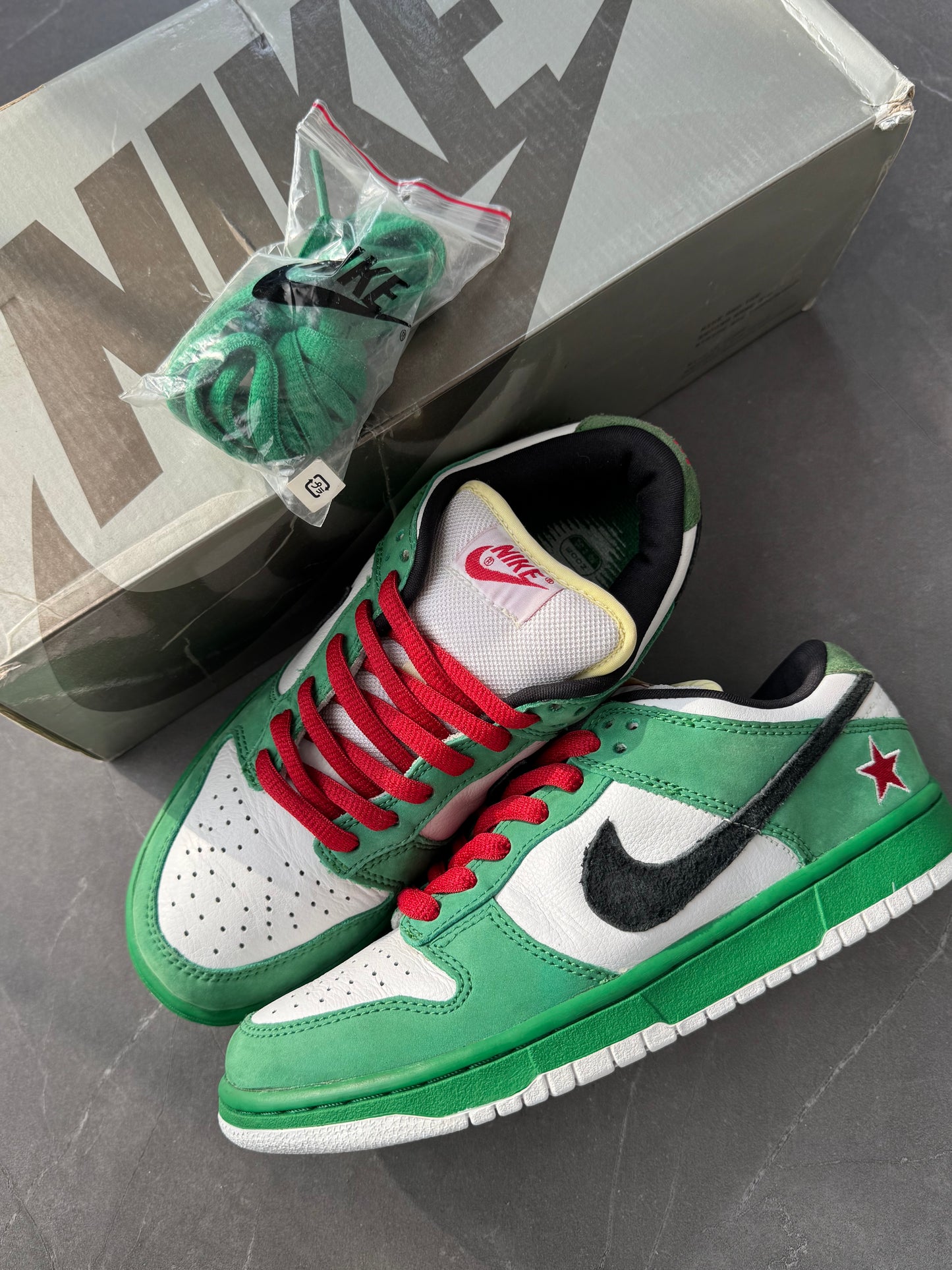 Dunk Low Pro SB Heineken 2003 US6.5