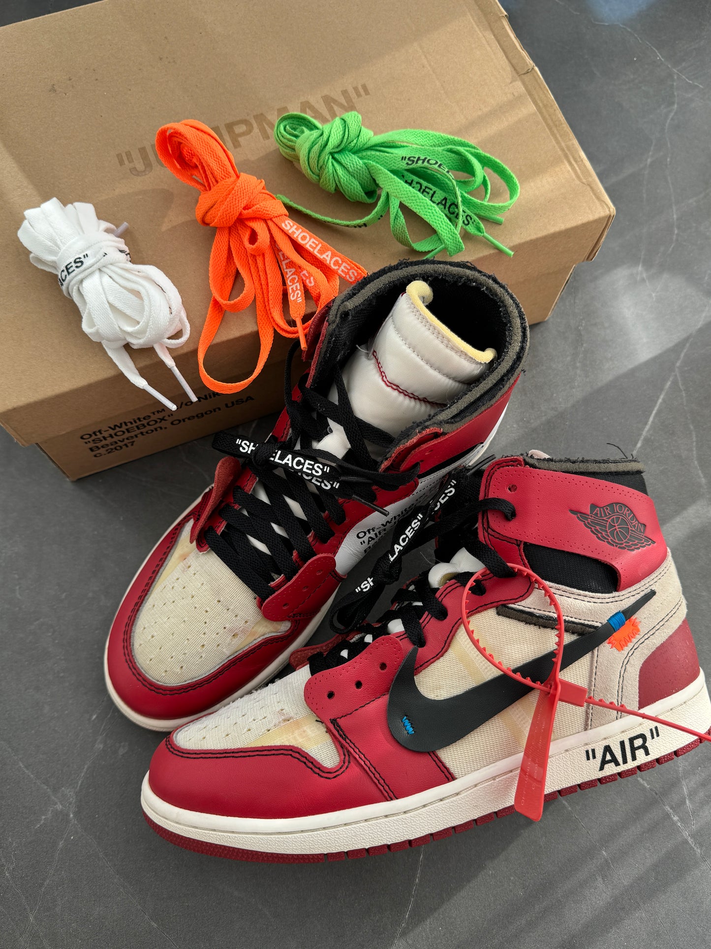 Air Jordan 1 Off-White Chicago US10