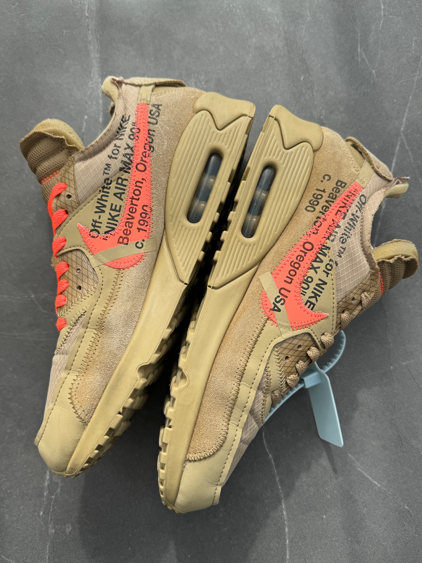 Air Max 90 Off-White Desert Ore US9.5