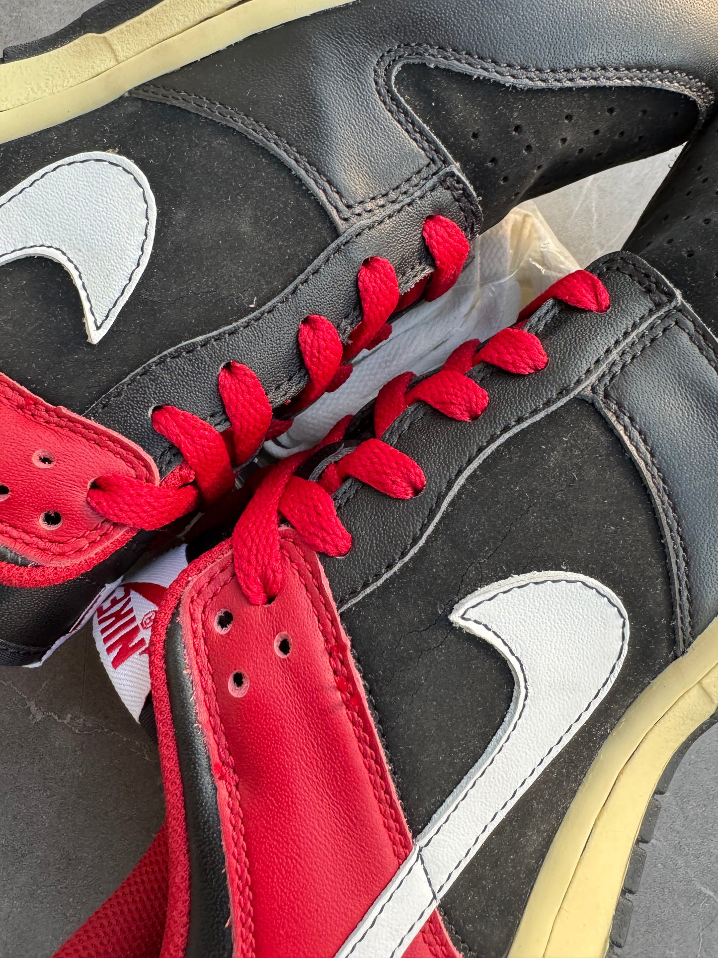 Dunk Low CL Black White Varsity Red 2006