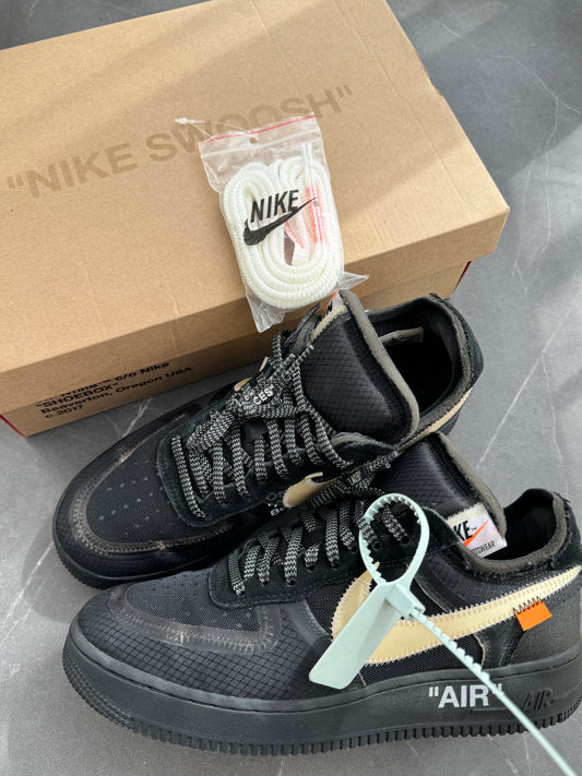 Air Force 1 Low Off-White Black US9