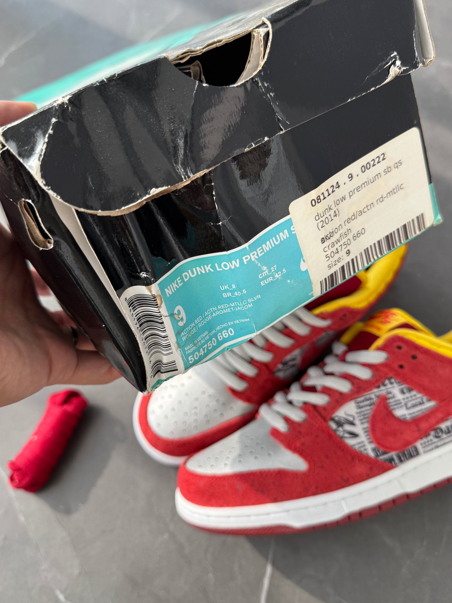 Dunk Low Premium SB Rukus Crawfish 2014