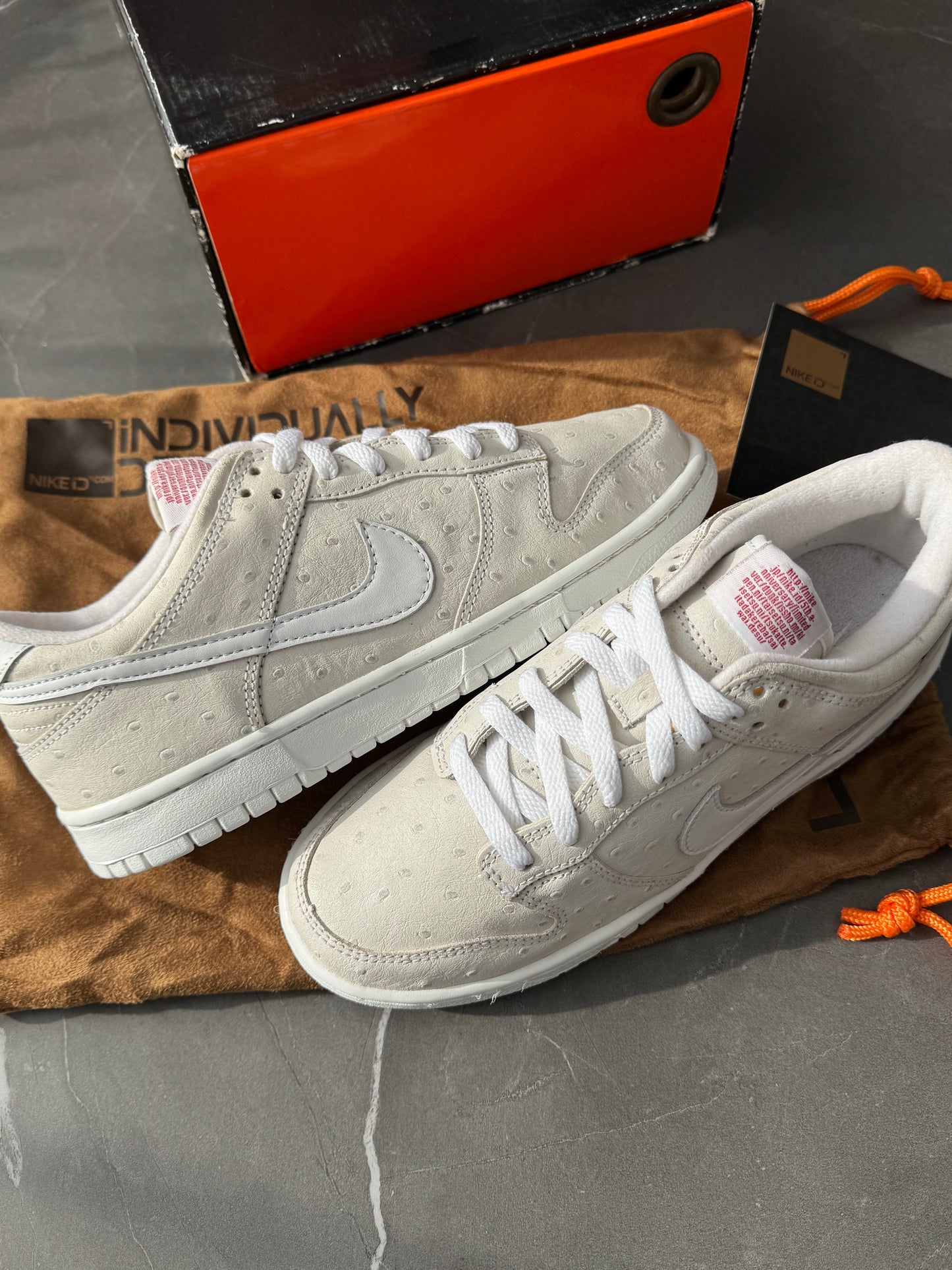 Dunk Low NikeiD Customized "White Dunk"