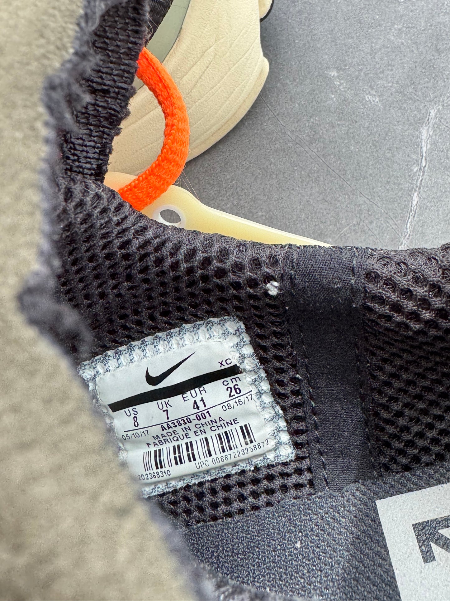 Air Presto Off-White The Ten US8
