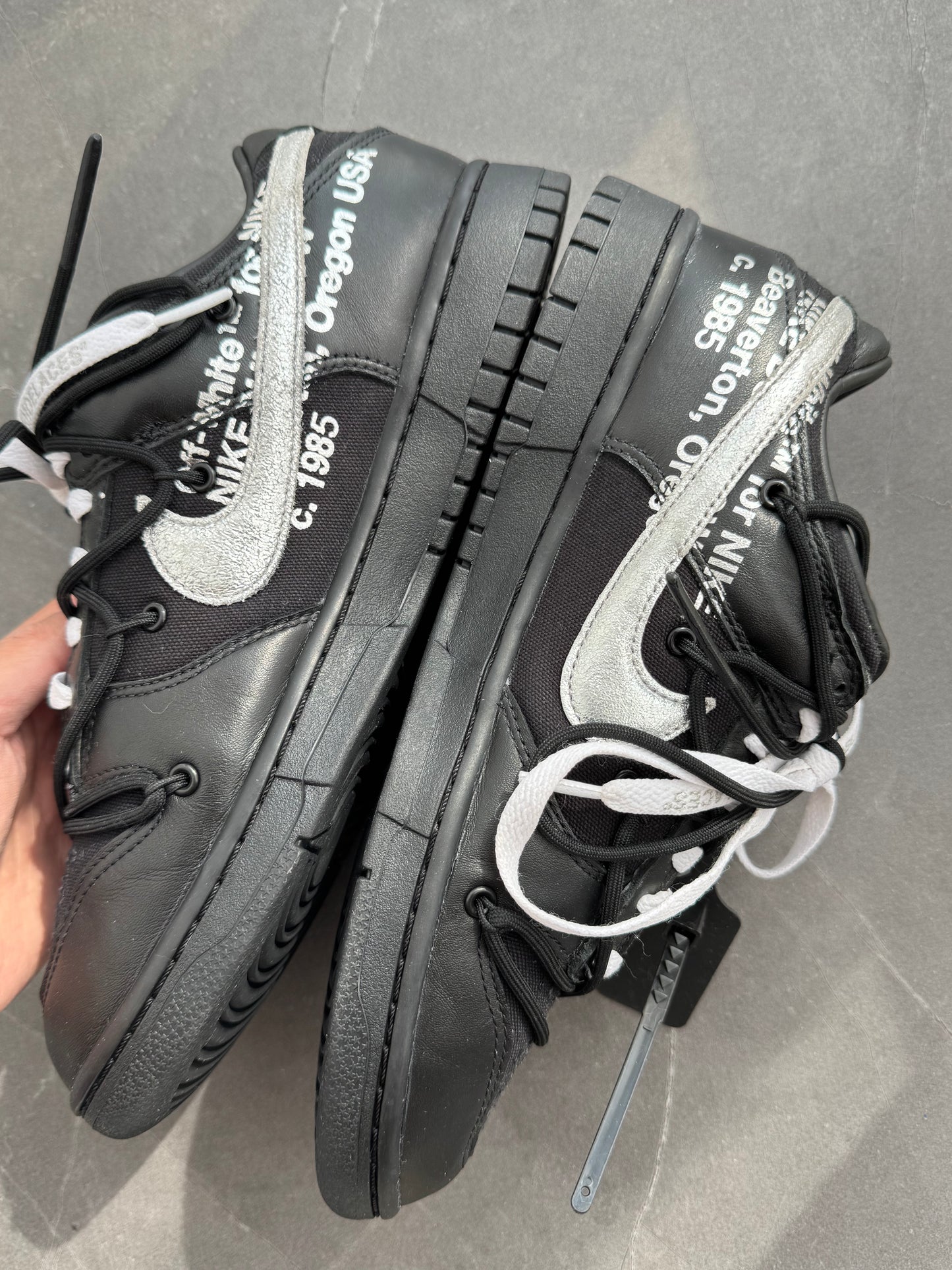 Dunk Low Off-White Lot50 US9.5