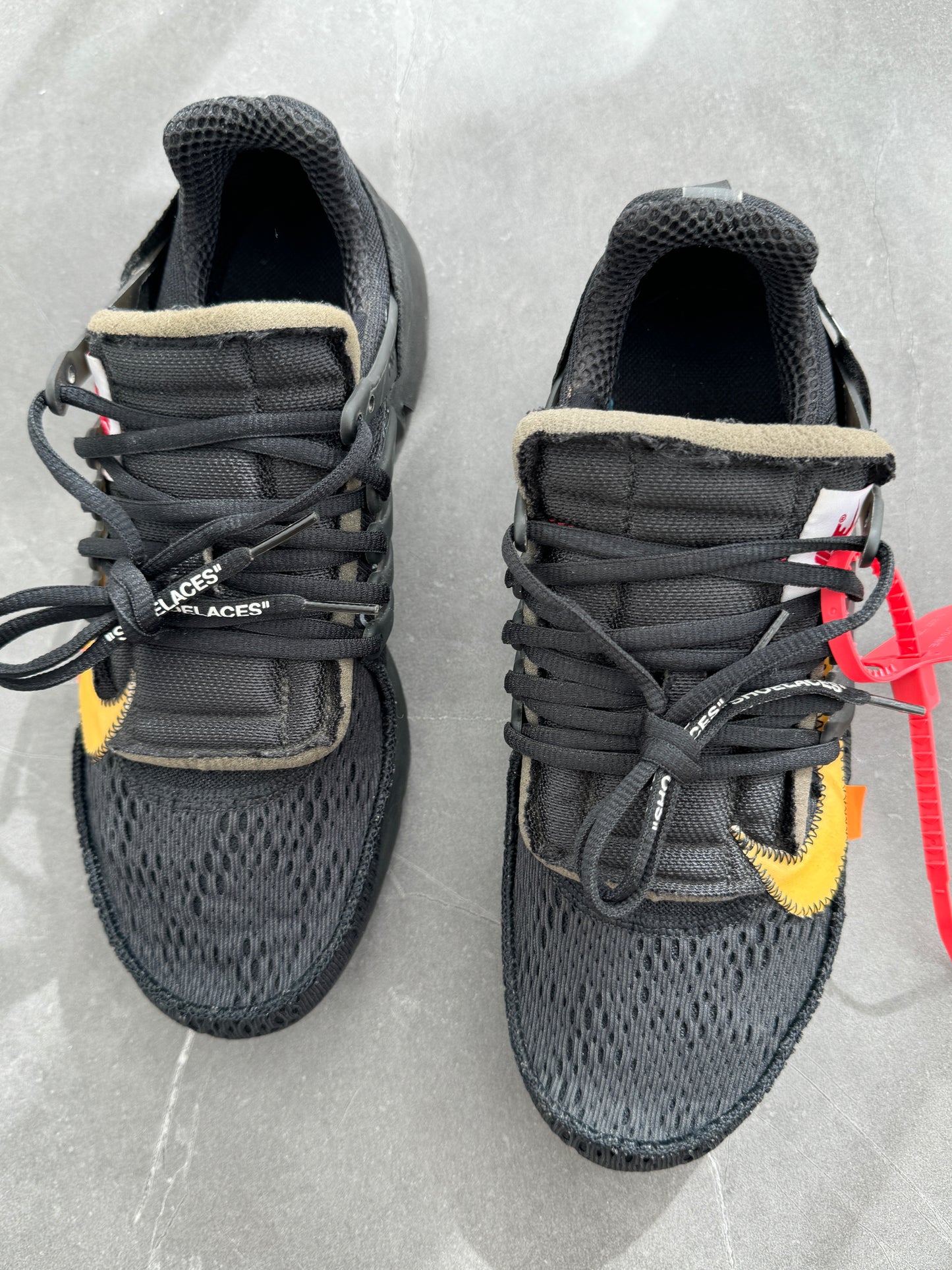 Air Presto Off-White Black US9