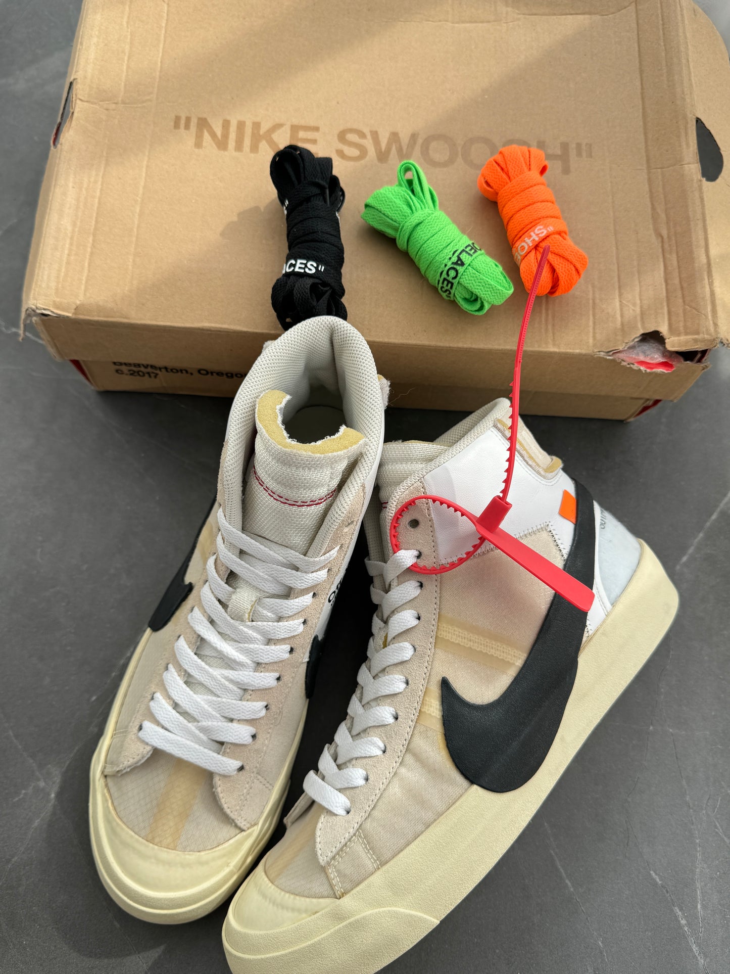 Nike Blazer Mid Off-White The Ten US9 Lot2