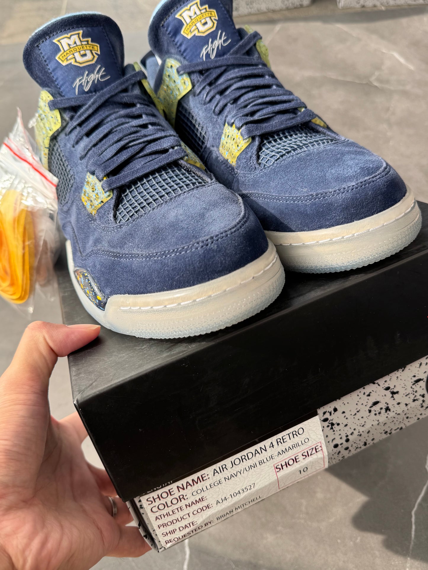 Air Jordan 4 Marquette PE