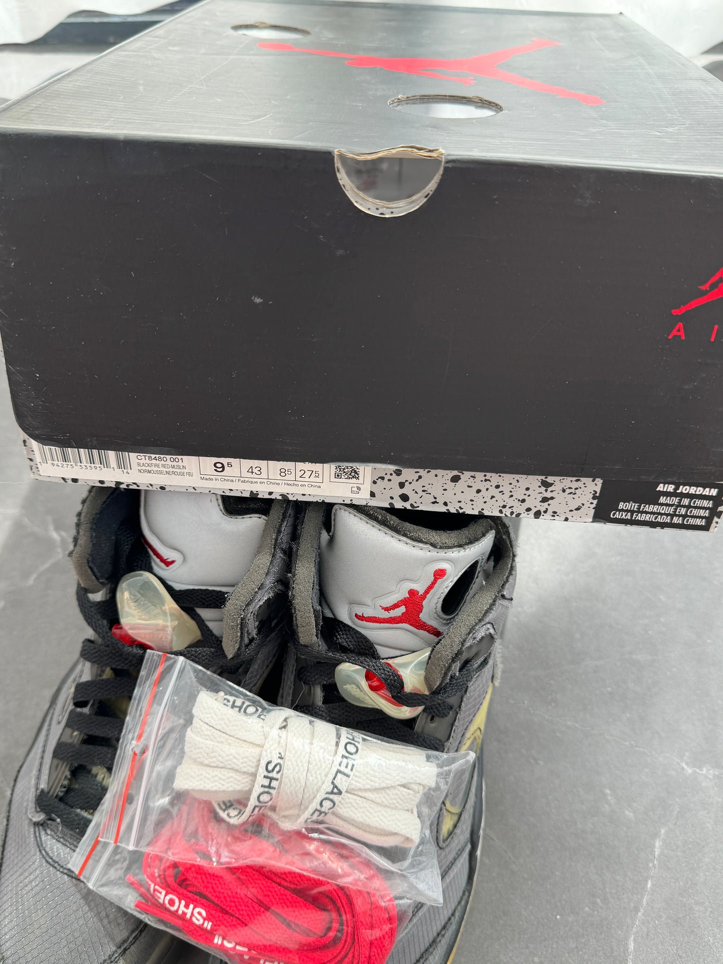 Air Jordan 5 Off-White Muslin US9.5