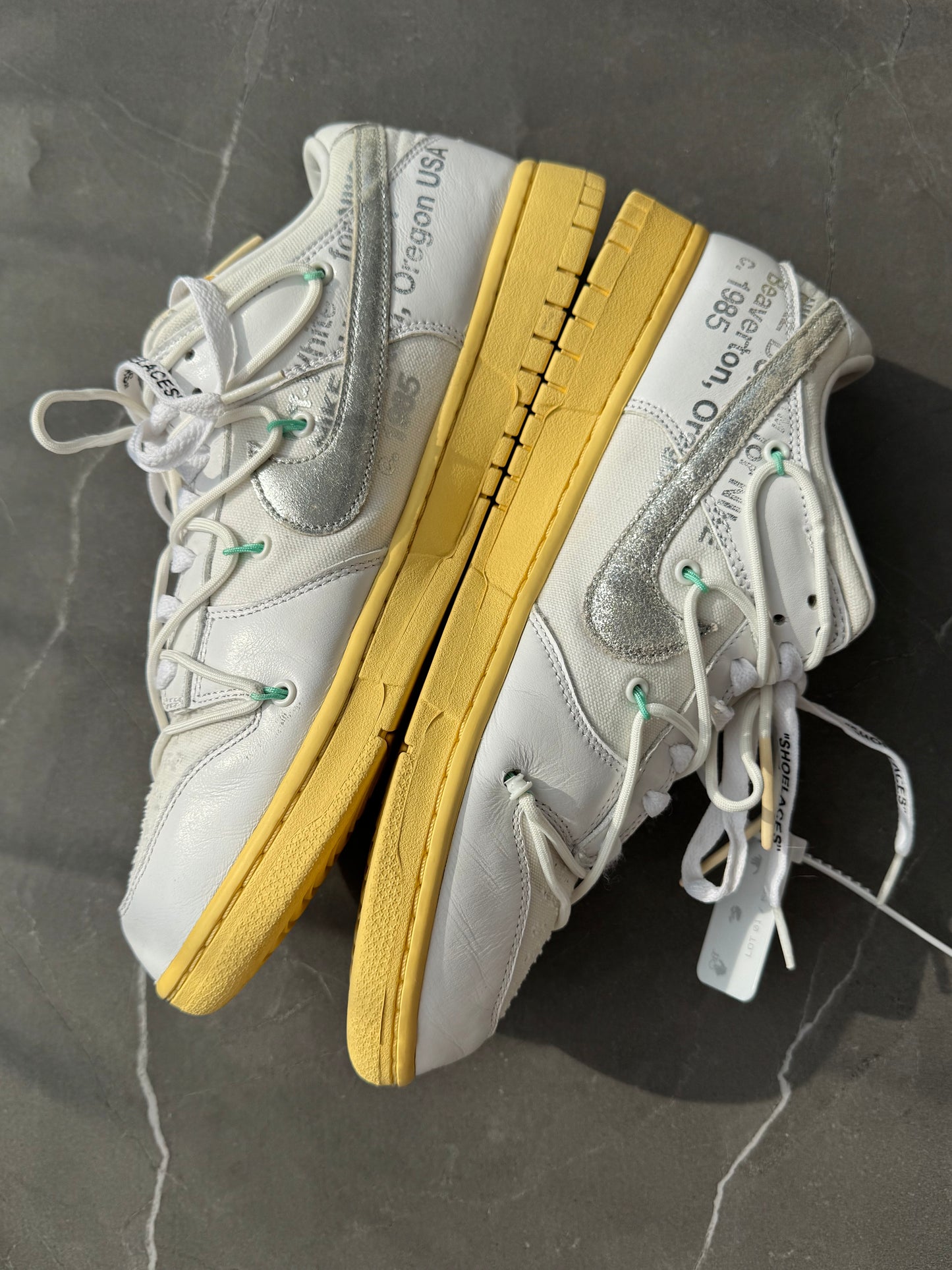 Dunk Low Off-White Lot1 US10.5