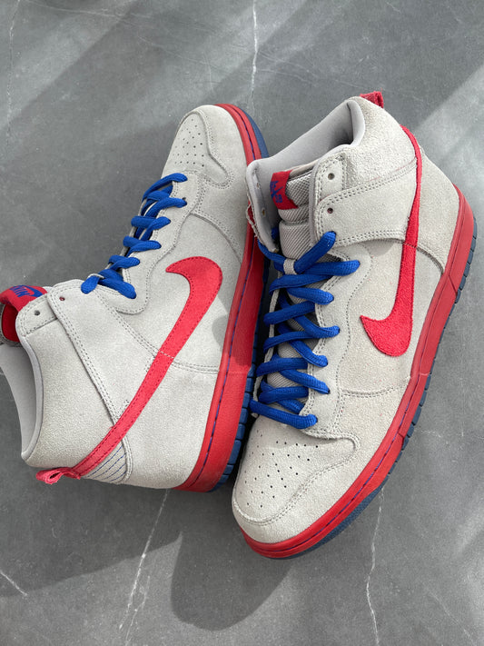 Dunk High Pro SB Medium Grey Varsity Red Old Royal 2009