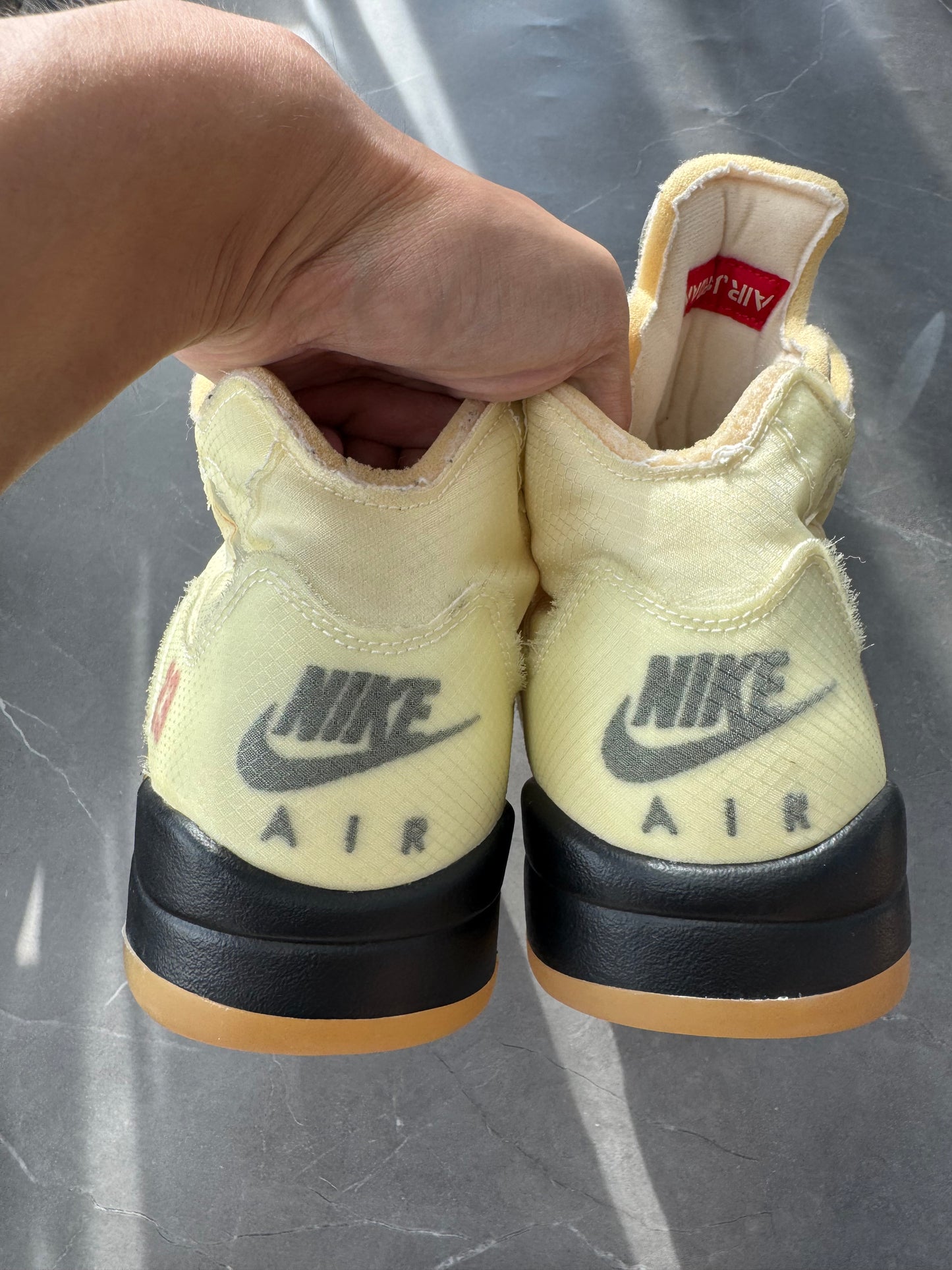 Air Jordan 5 Off-White Sail US12