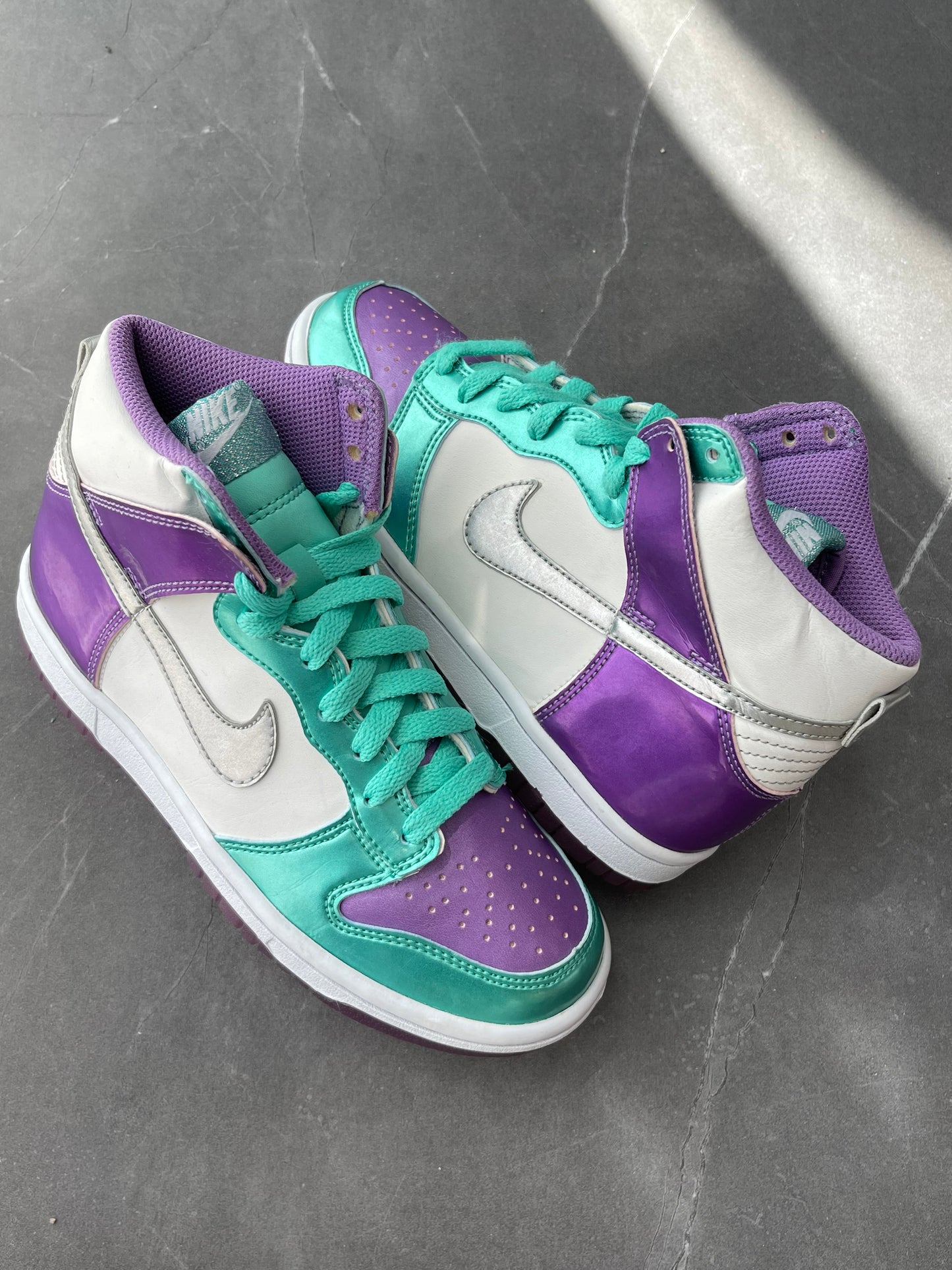 Dunk High White Purple Cool Mint Sample 2009