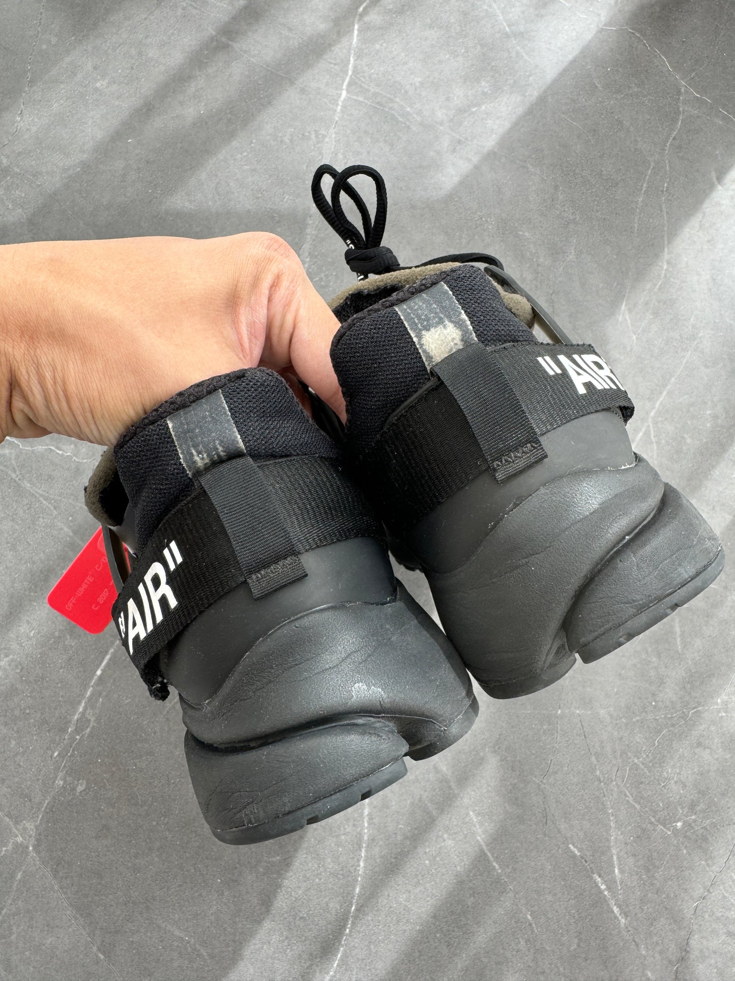 Air Presto Off-White Black US9