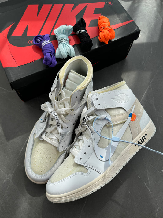 Air Jordan 1 High Off-White White Euro