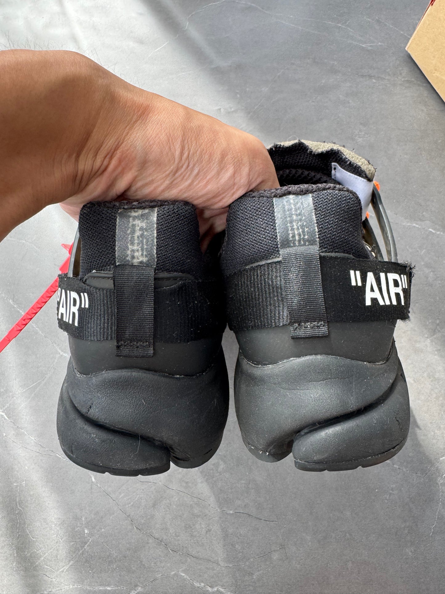 Air Presto Off-White Black US10