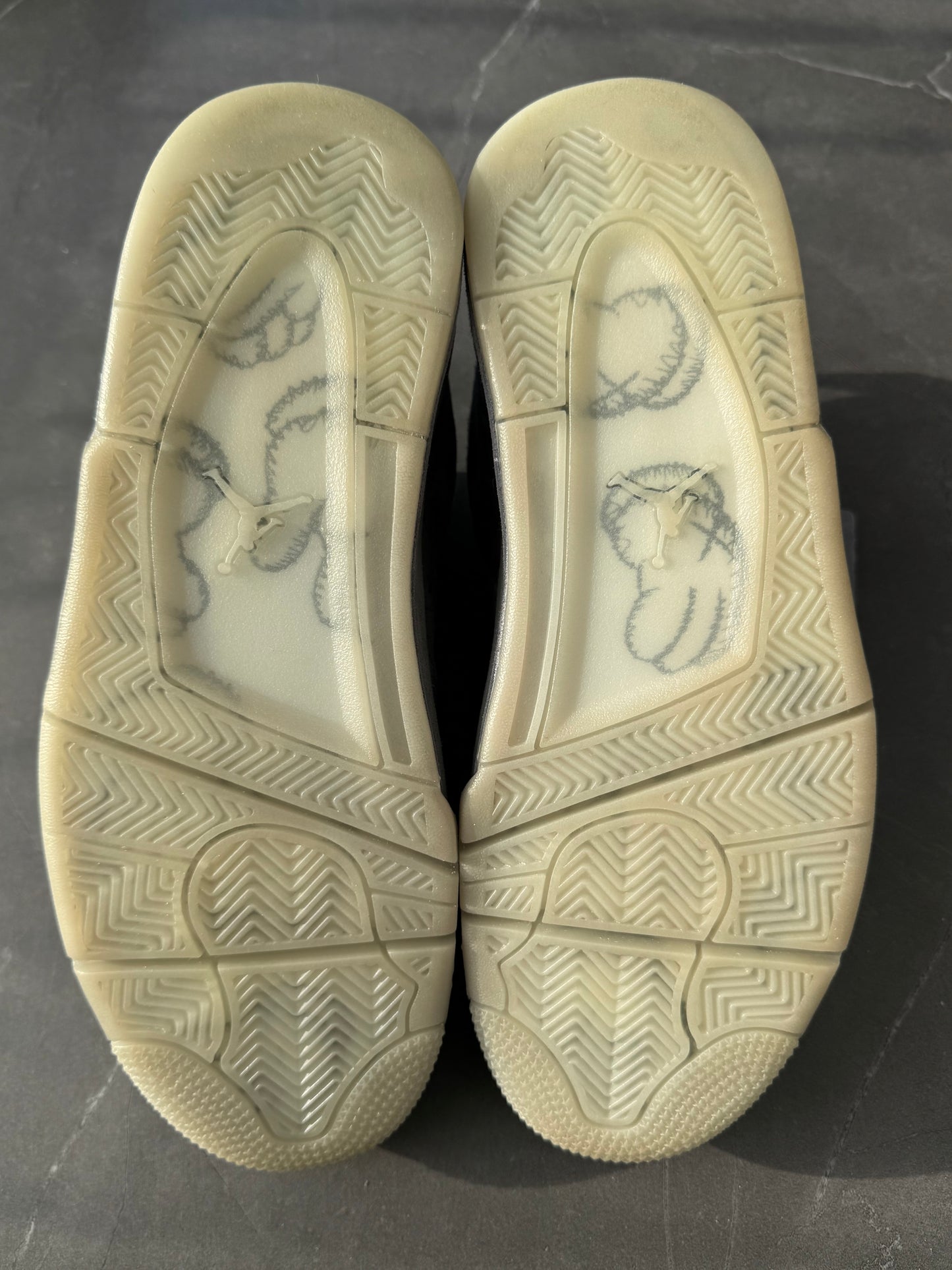 Air Jordan 4 Kaws Grey US10