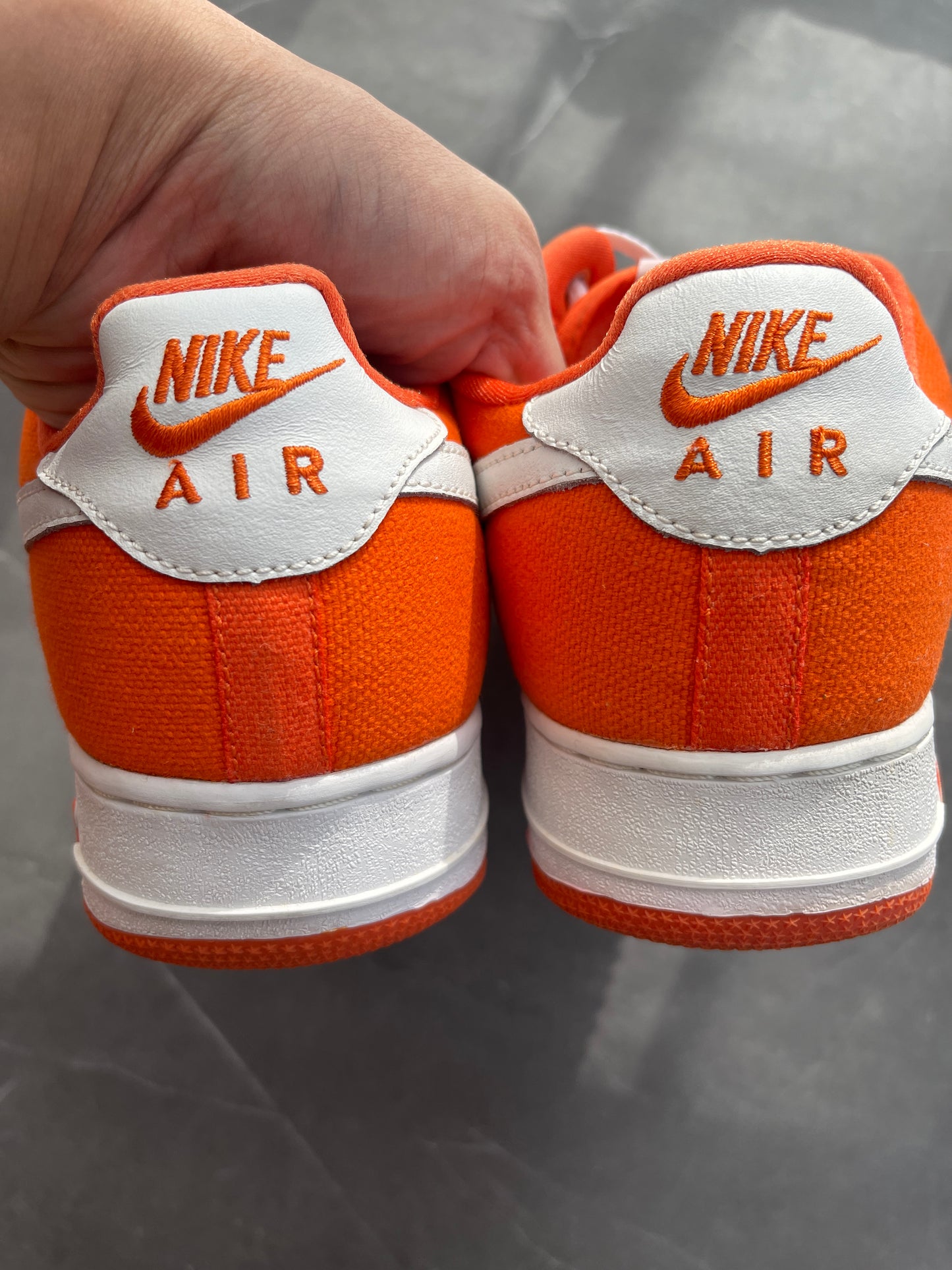 Air Force 1 Low Canvas Safety Orange