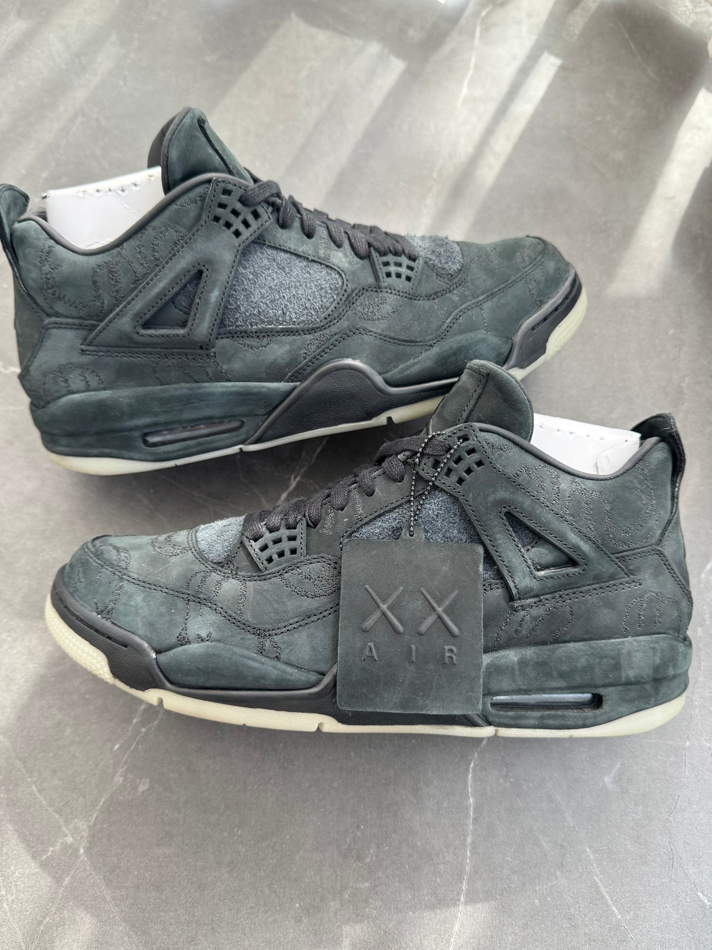 Air Jordan 4 Kaws Black US12