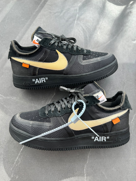 Air Force 1 Low Off-White Black US9