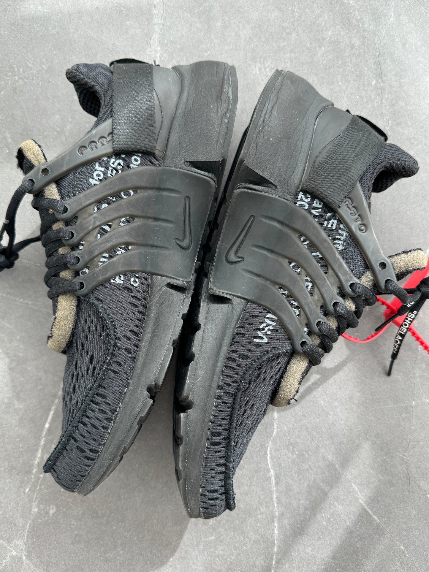 Air Presto Off-White Black US9