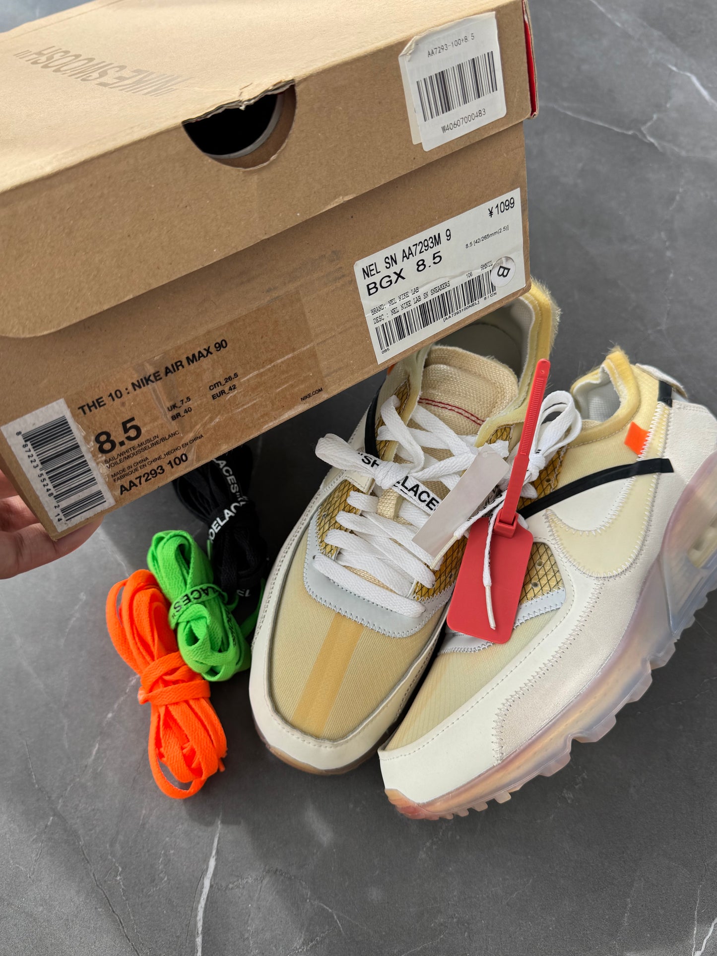 Air Max 90 Off-White The Ten US8.5