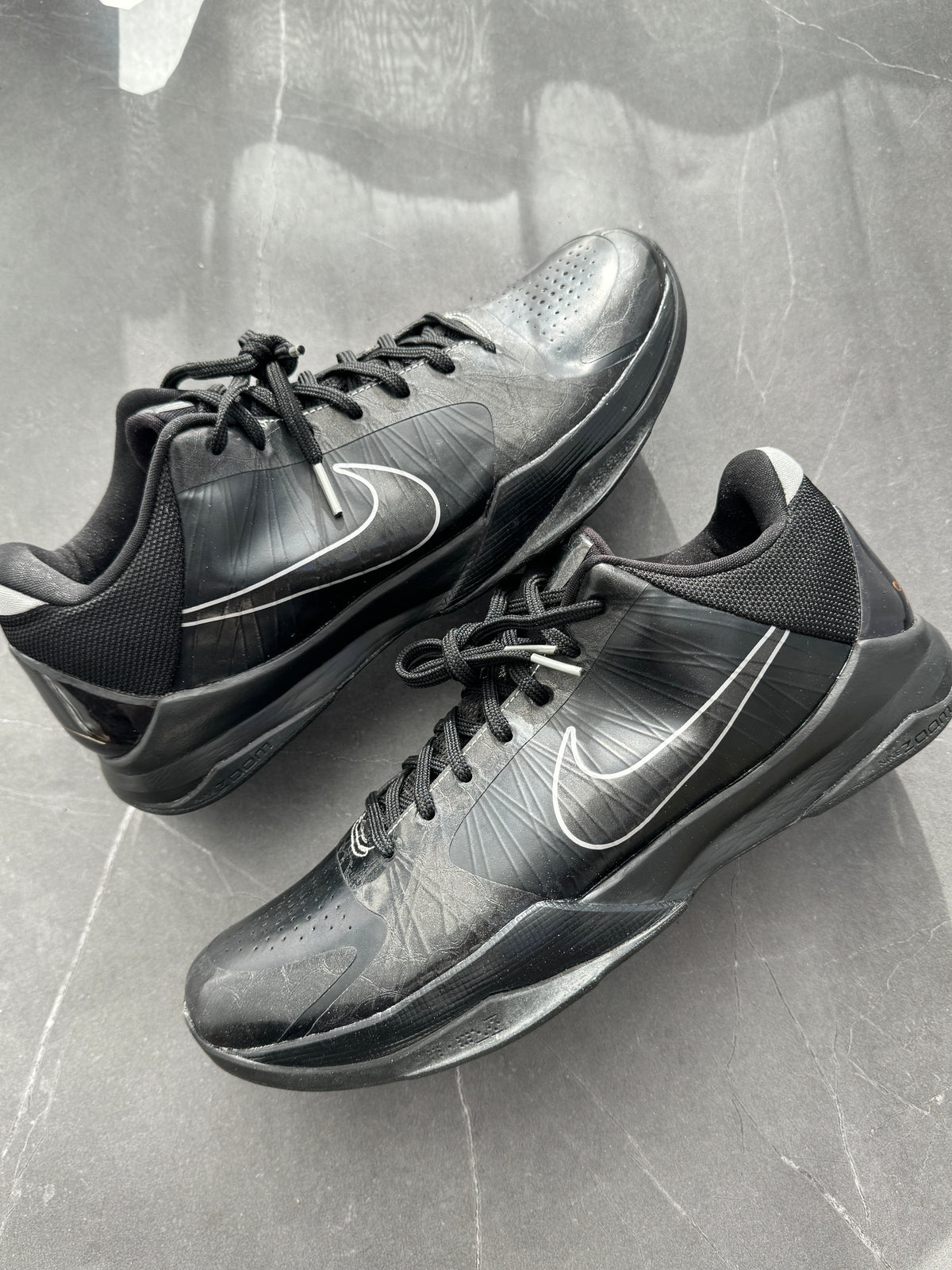 Pre Owned Nike Zoom Kobe 5 ‘ Black Out’ Nike Zoom Kobe V 5 BlackOut Rare Men Shoes Nike Kobe Men main image 4