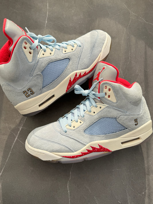 Air Jordan 5 Trophy Room Ice Blue US10