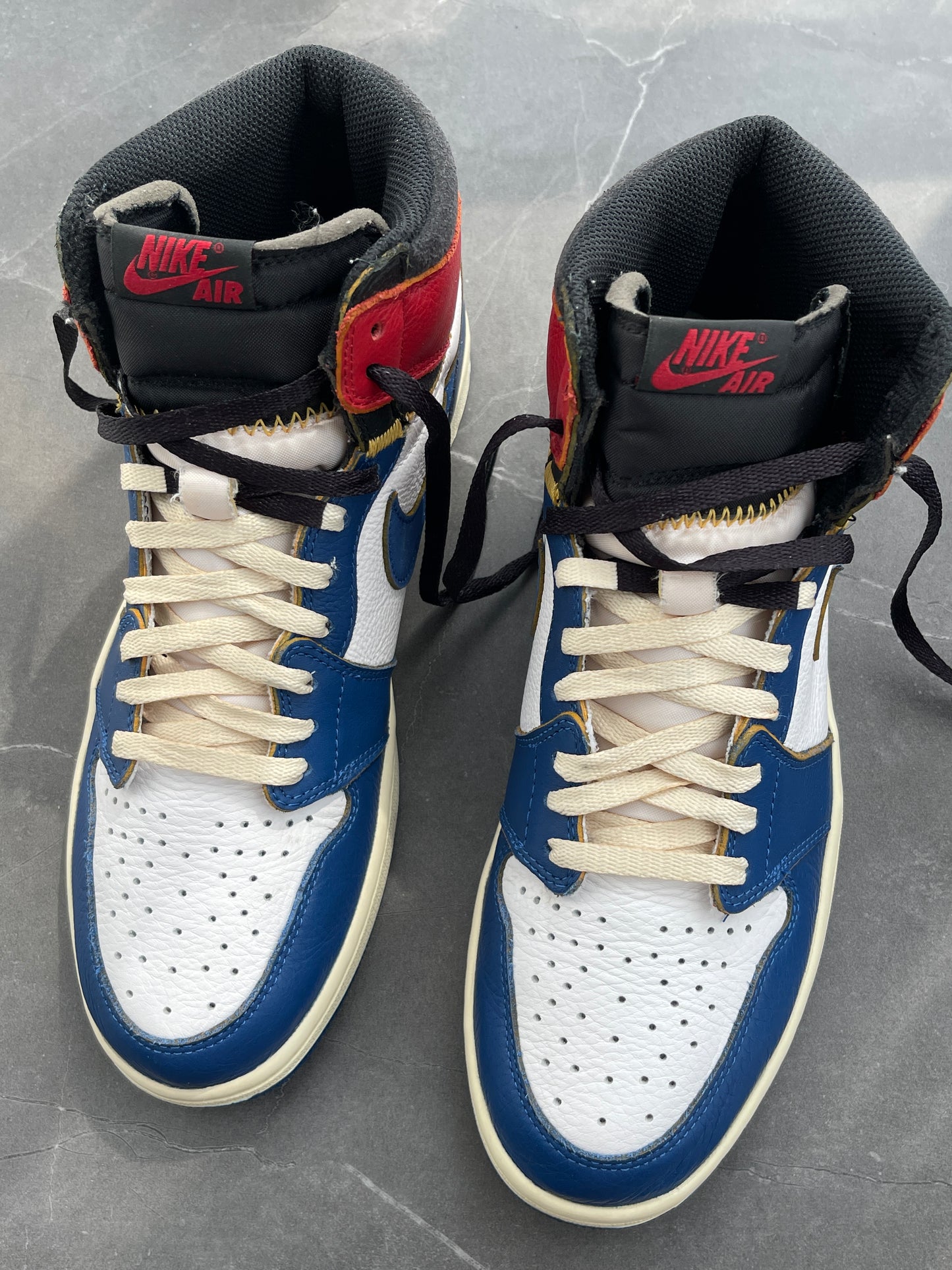 Air Jordan 1 High Union Strom Blue Toe