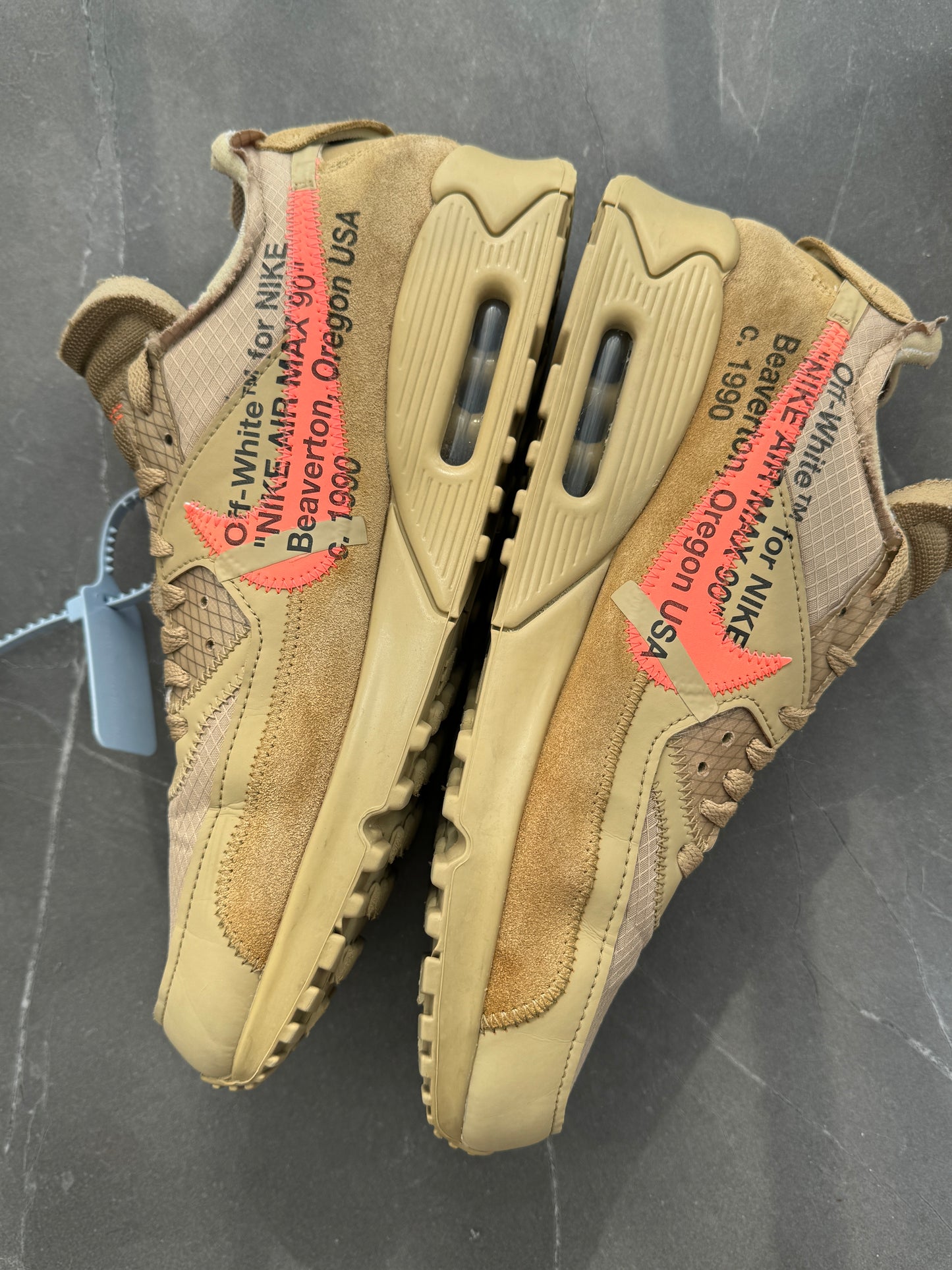 Air Max 90 Off-White Desert Ore US10.5