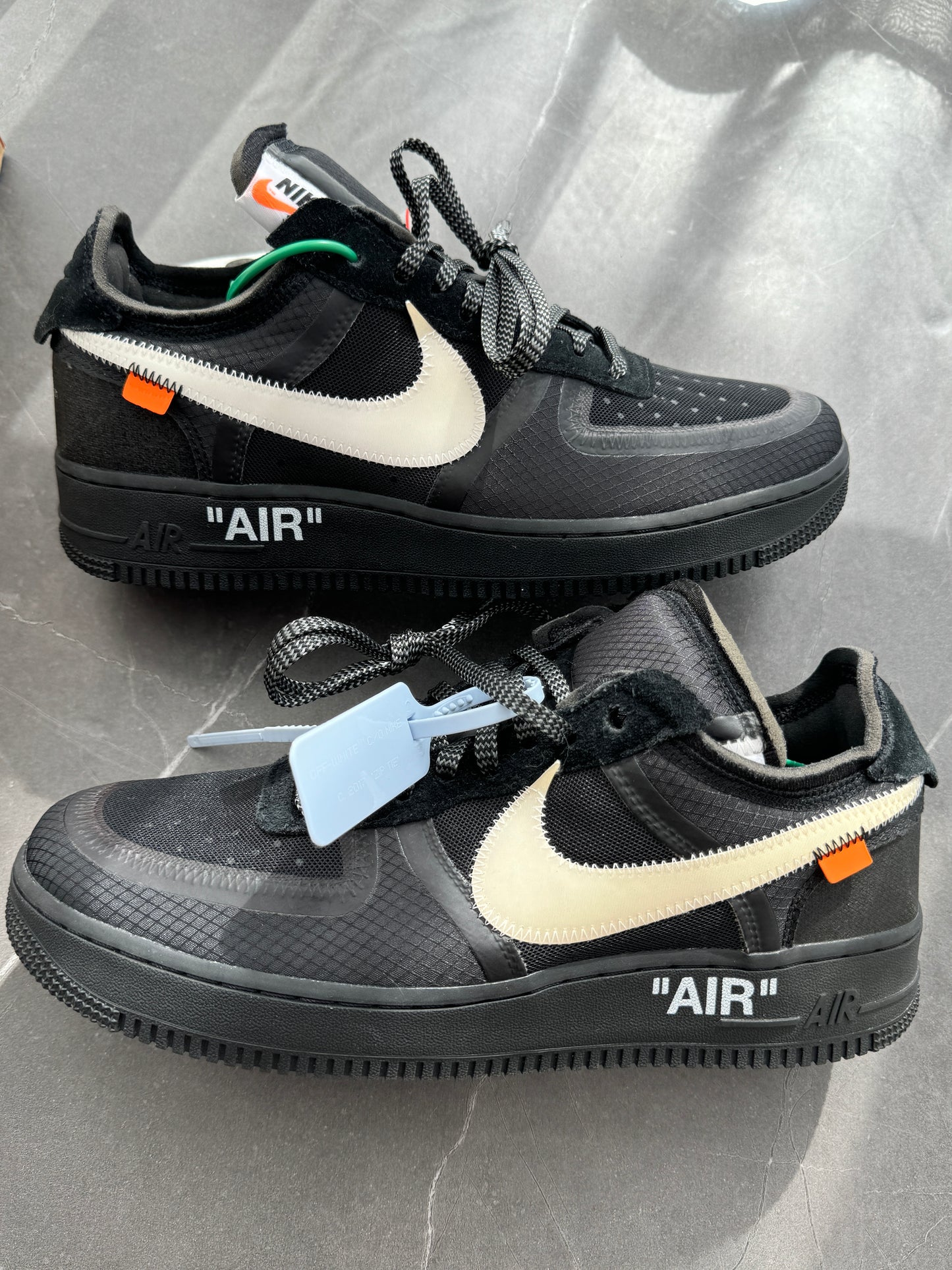 Air Force 1 Low Off-White Black US10