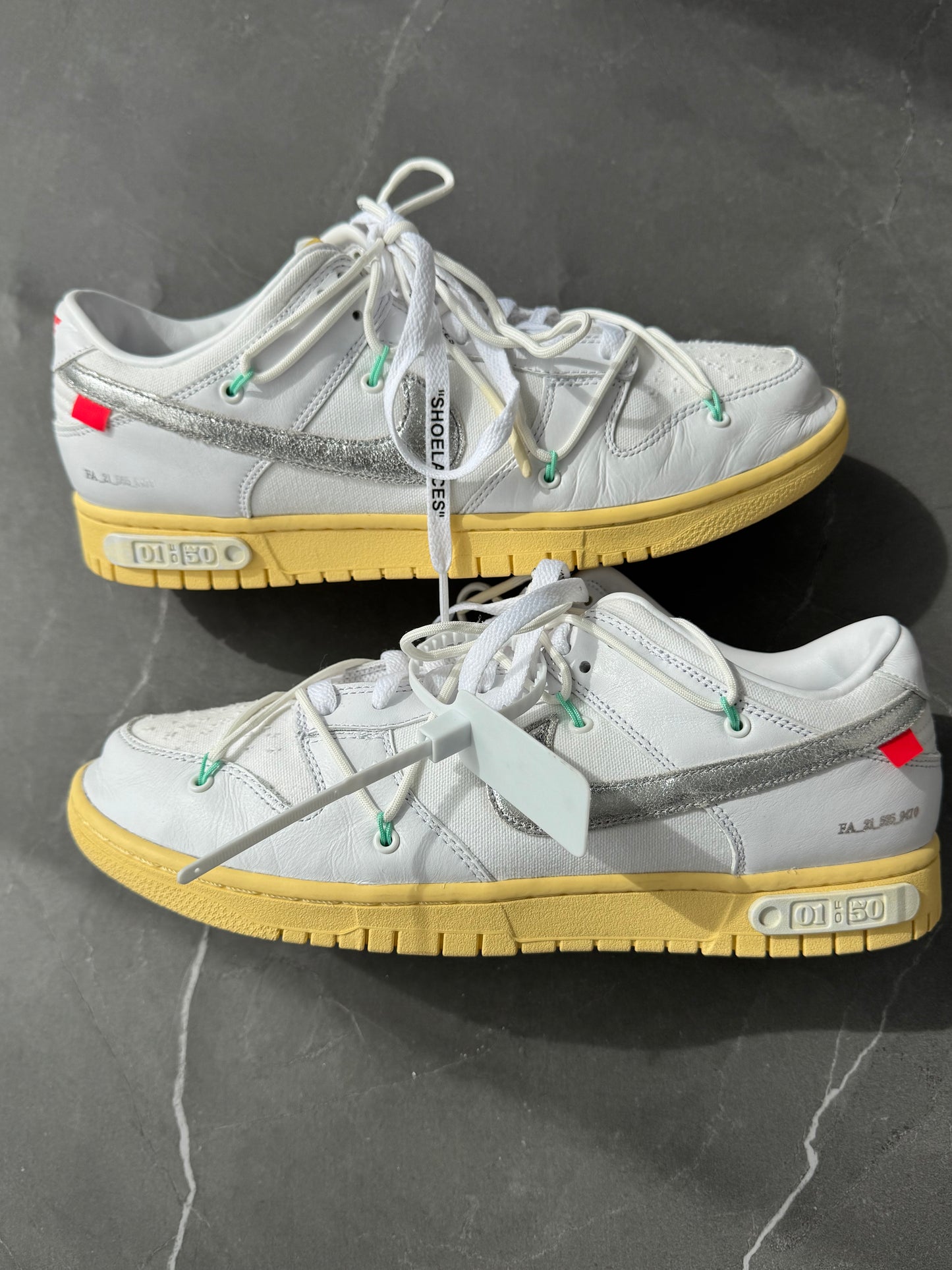 Dunk Low Off-White Lot1 US11