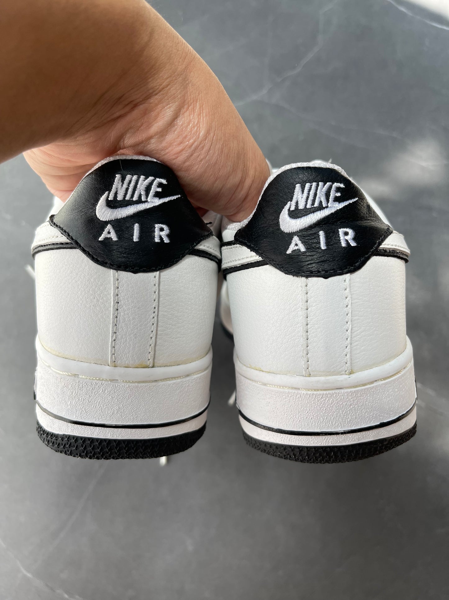 Air Force 1 Low Black White Double Swooshes 2002