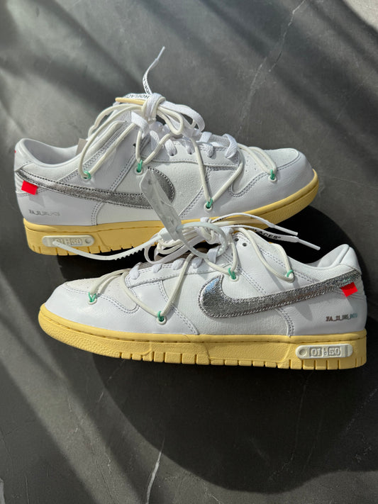 Dunk Low Off-White Lot1 US9.5