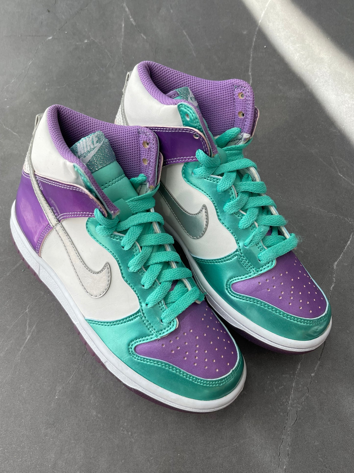 Dunk High White Purple Cool Mint Sample 2009