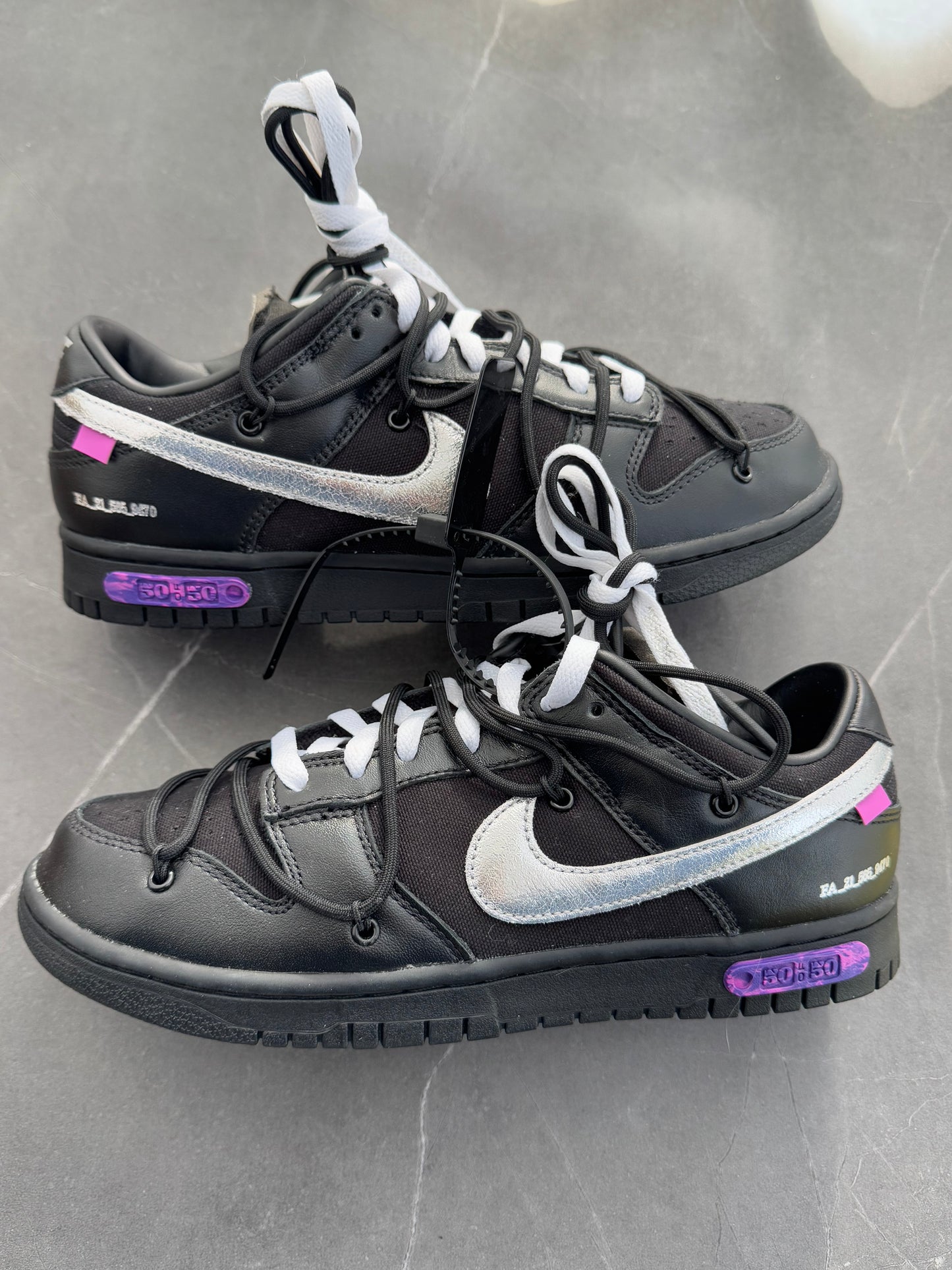 Dunk Low Off-White Lot50 US9