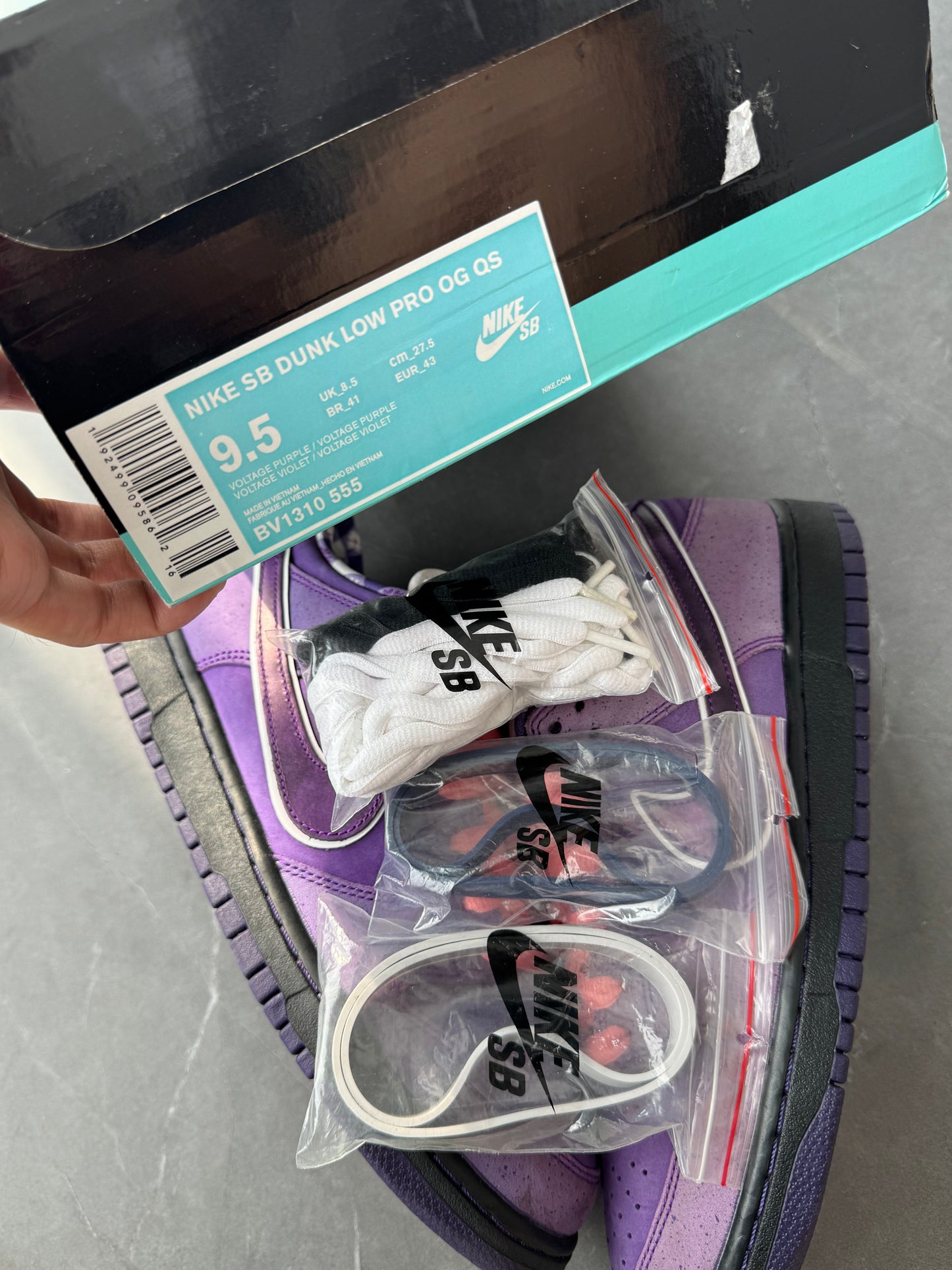 Dunk Low Pro SB Purple Lobster US9.5 Lot2